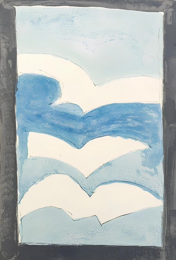 Georges Braque, Composition (Vallier 137), Résurrection de l'oiseau, Limited Edition Lithograph