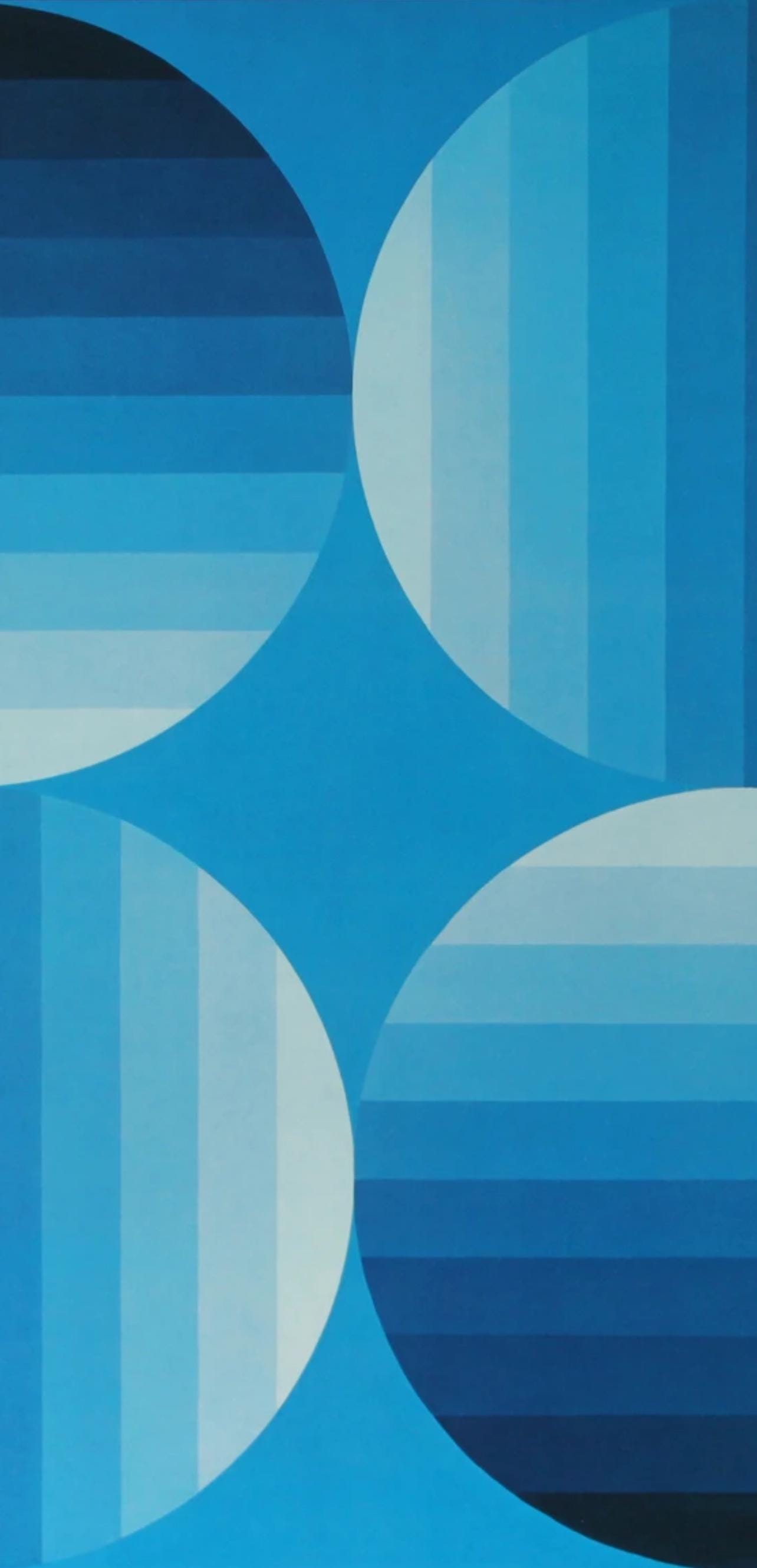 Victor Vasarely, Composition, Progressions II, Limited Edition Héliogravure