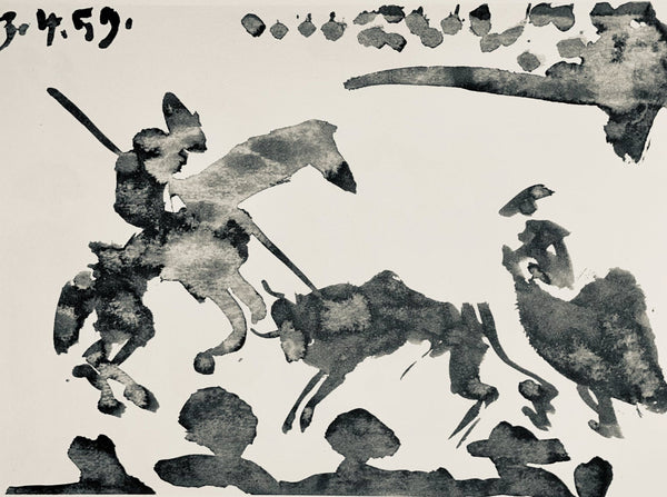 Pablo Picasso, Composition (Bloch 1276; Czwiklitzer 23), Toros y Toreros, Limited Edition Lithograph