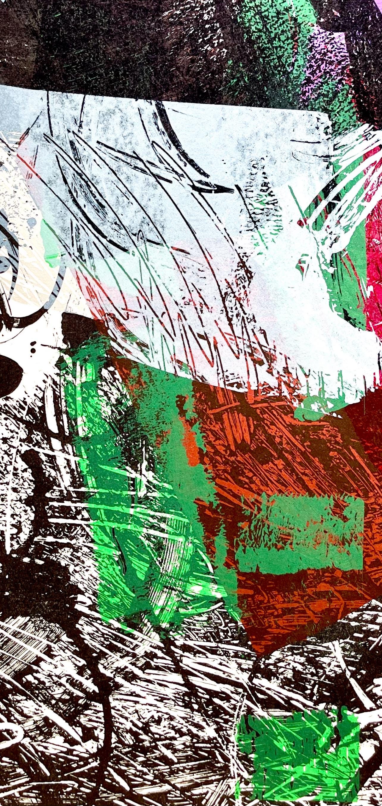 Jean-Paul Riopelle, Composition, Derrière le miroir, Limited Edition Lithograph