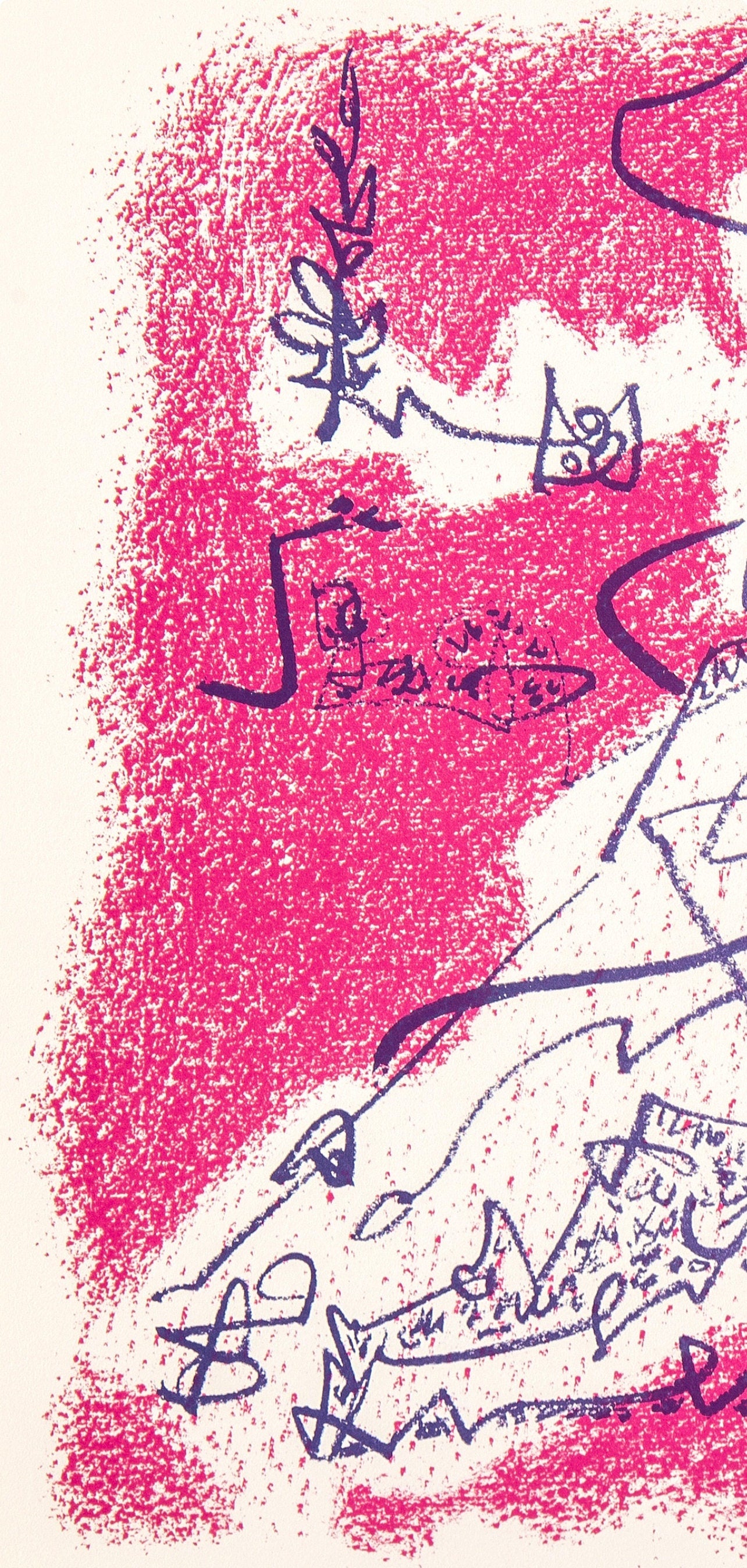 André Masson, Le départ, Souvenirs et portraits d'artistes, Limited Edition Lithograph