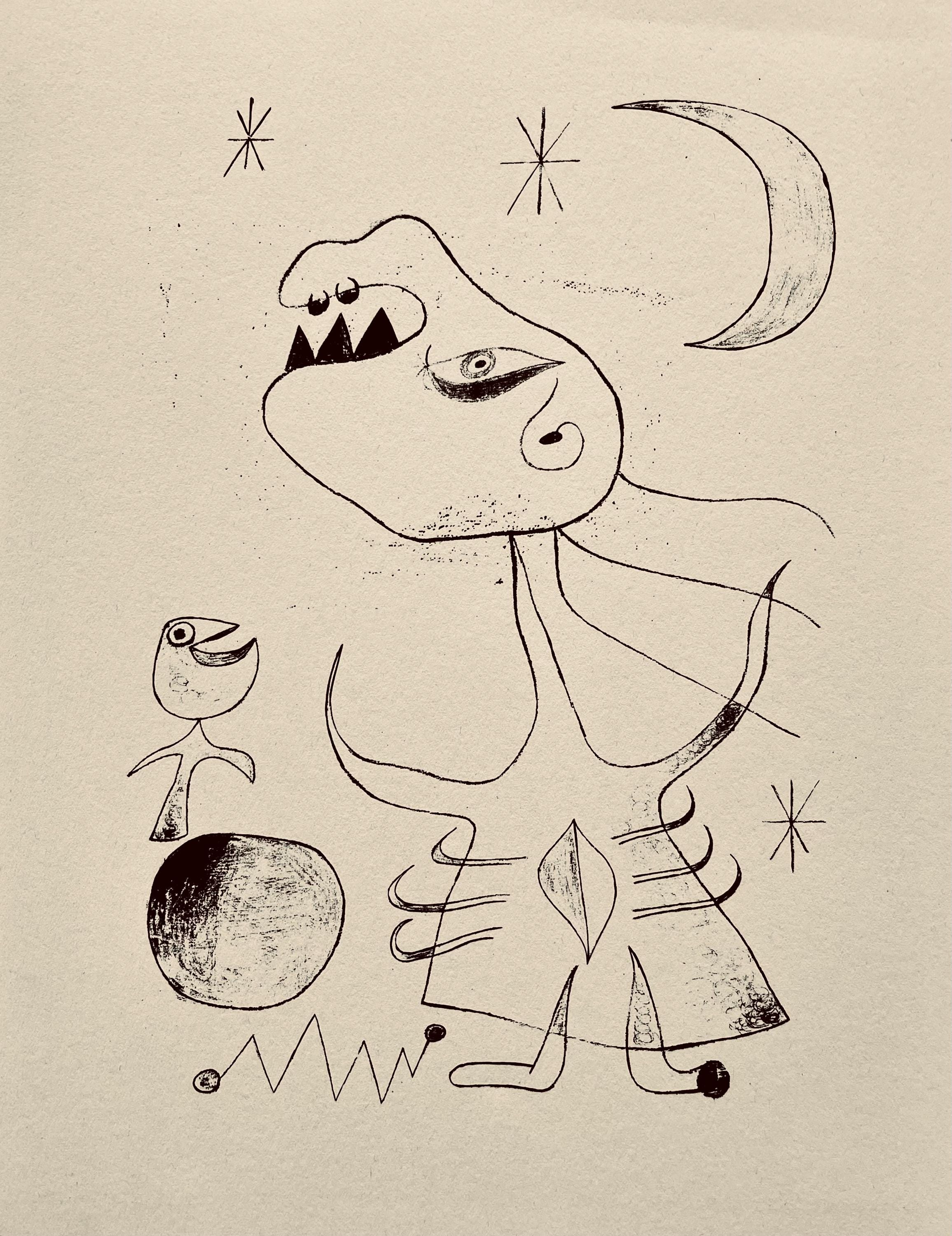 Joan Miró, Composition, The Prints of Joan Miro, Limited Edition Etching