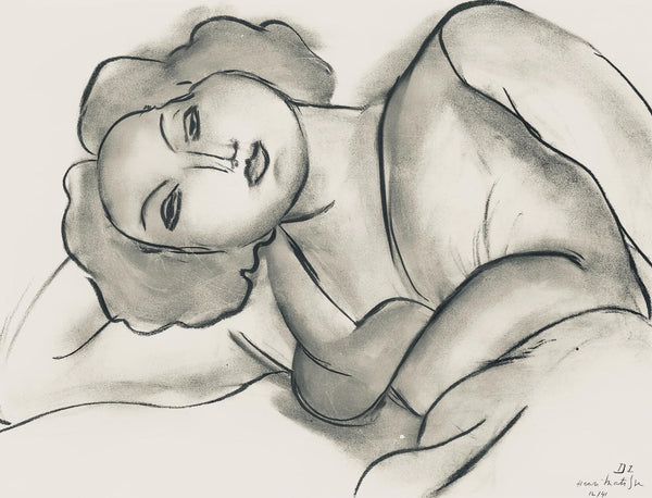 Henri Matisse, Série D, var. 1 (Duthuit 9), Henri Matisse, Dessins, Thèmes et variations, Limited Edition Lithograph