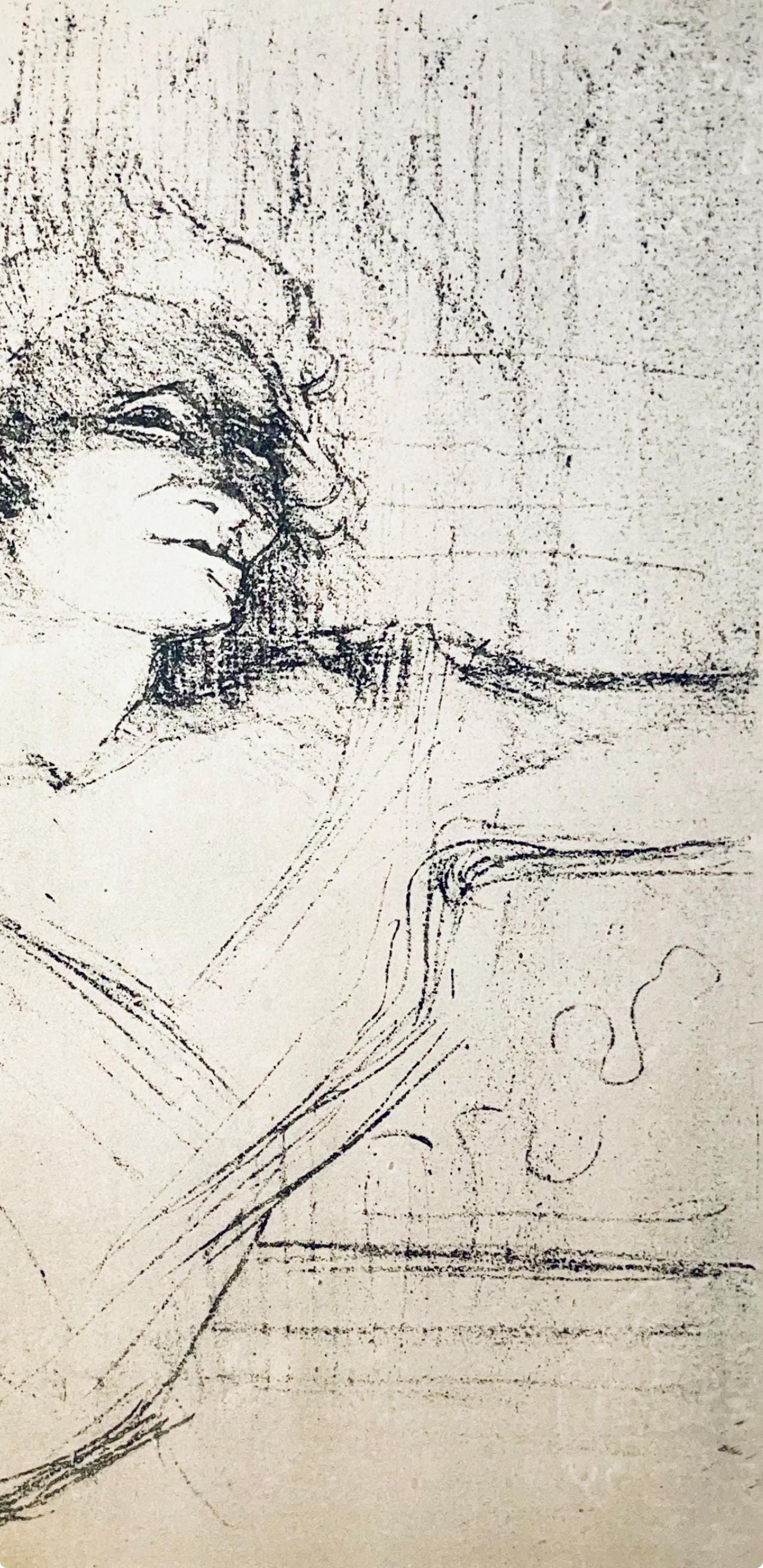 Henri de Toulouse-Lautrec, Composition, Images de Lautrec, 21 Planches en Couleurs, Collezione dell'Obelisco, Limited Edition Lithograph