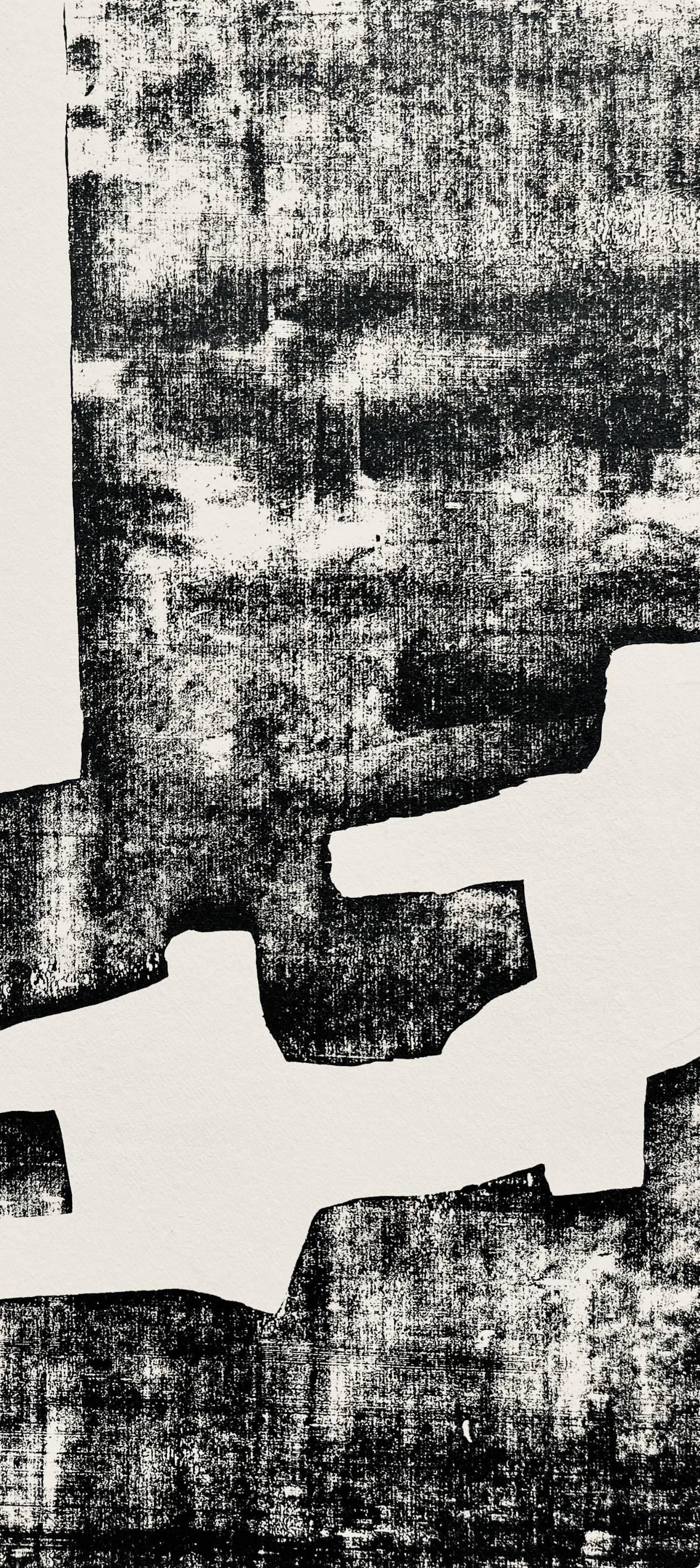 Eduardo Chillida, Composition, Derrière le miroir, Limited Edition Woodcut