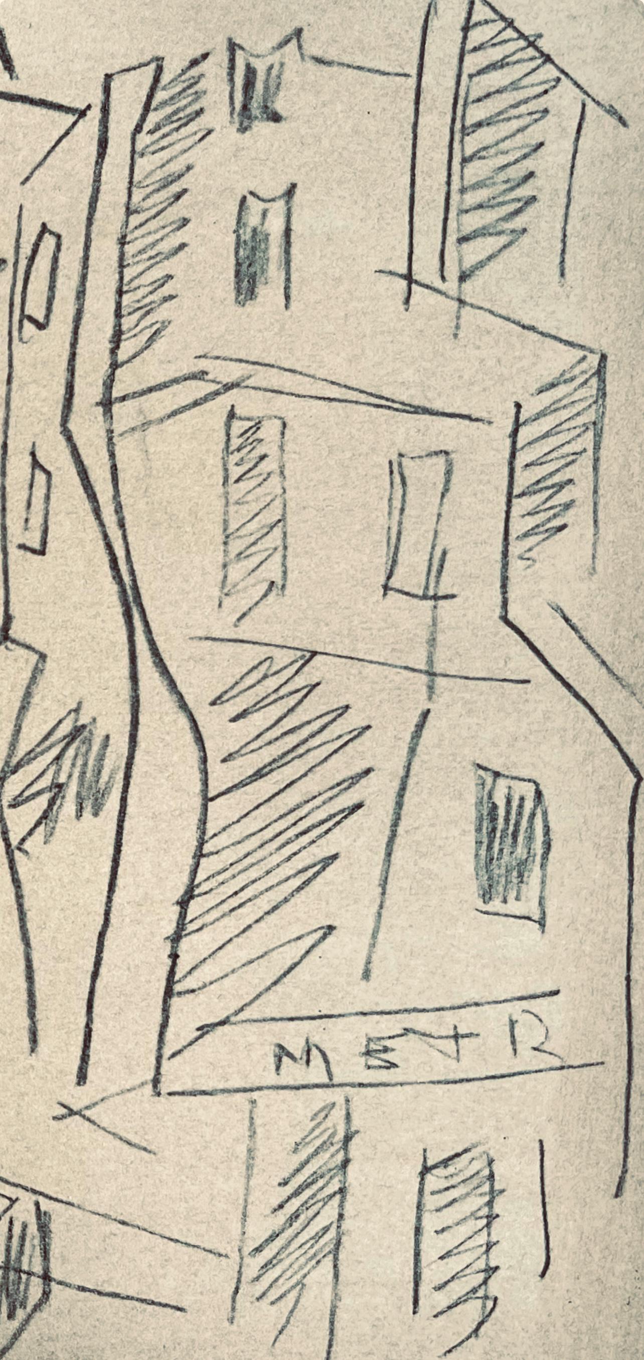 Fernand Léger, Verdun: La Place d'Armes, Fernand Léger, Dessins de Guerre, Limited Edition Lithograph