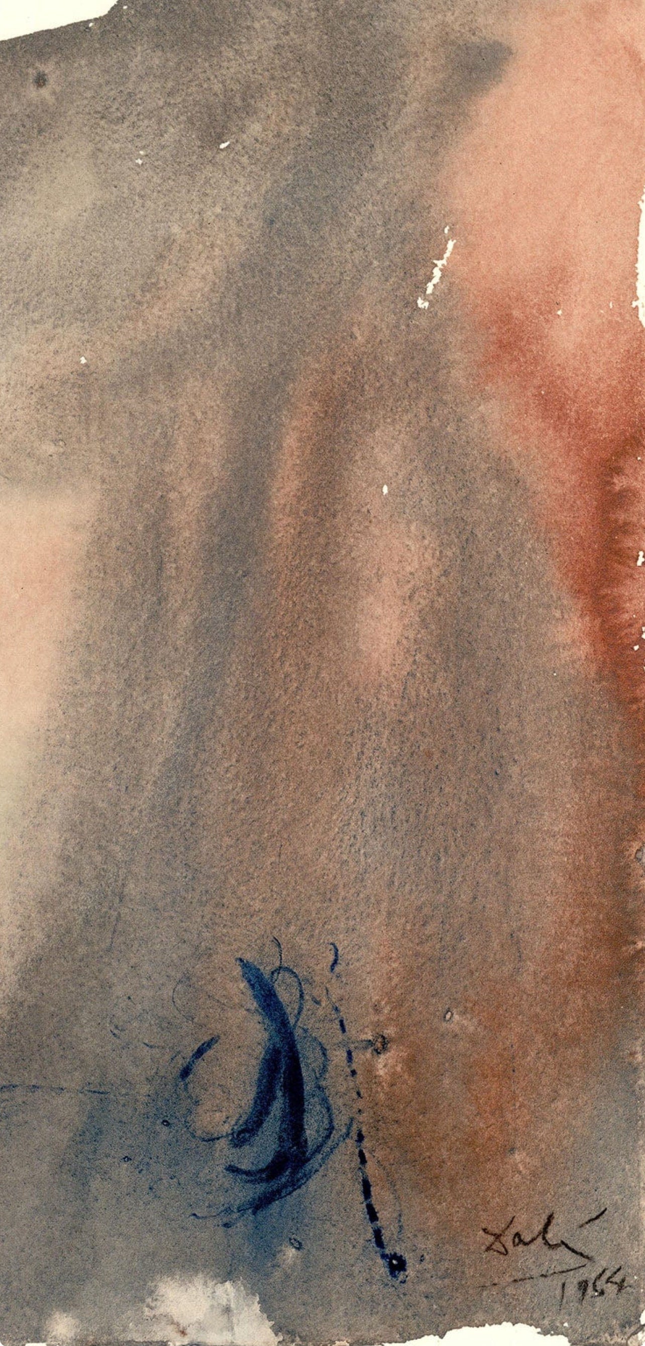 Salvador Dali, Composition (Michler/Löpsinger 1600; Field 69-3), Biblia Sacra, Limited Edition Lithograph