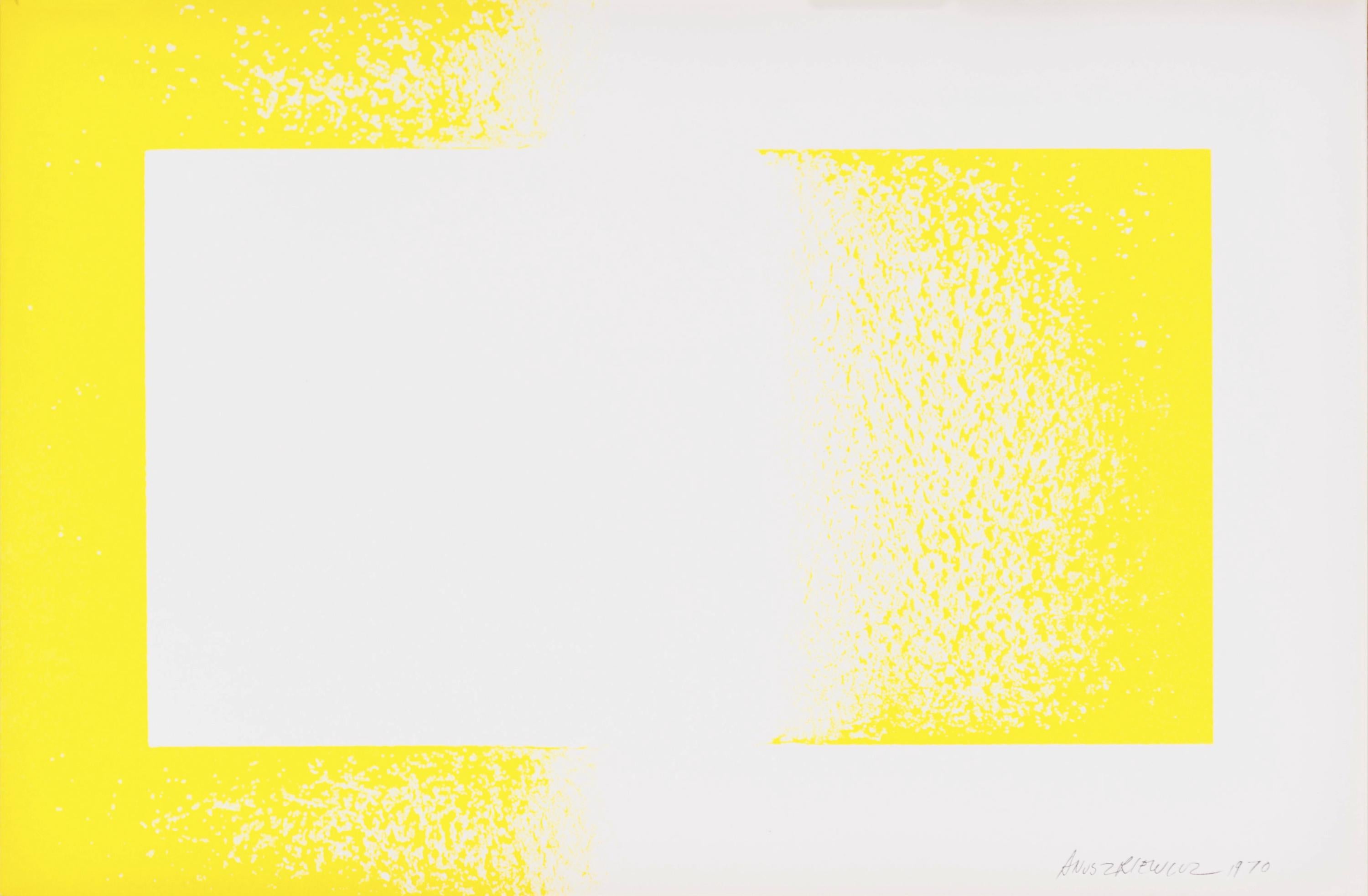Richard Anuszkiewicz, Yellow Reversed, Art in America, Limited Edition Lithograph