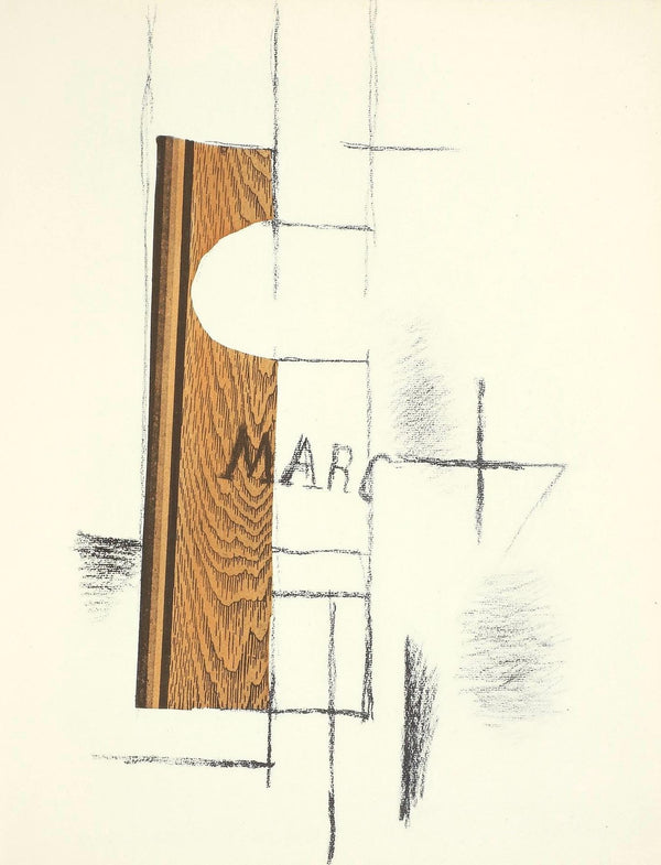 Georges Braque, La Bouteille de Marc, XXe siècle, Limited Edition Lithograph