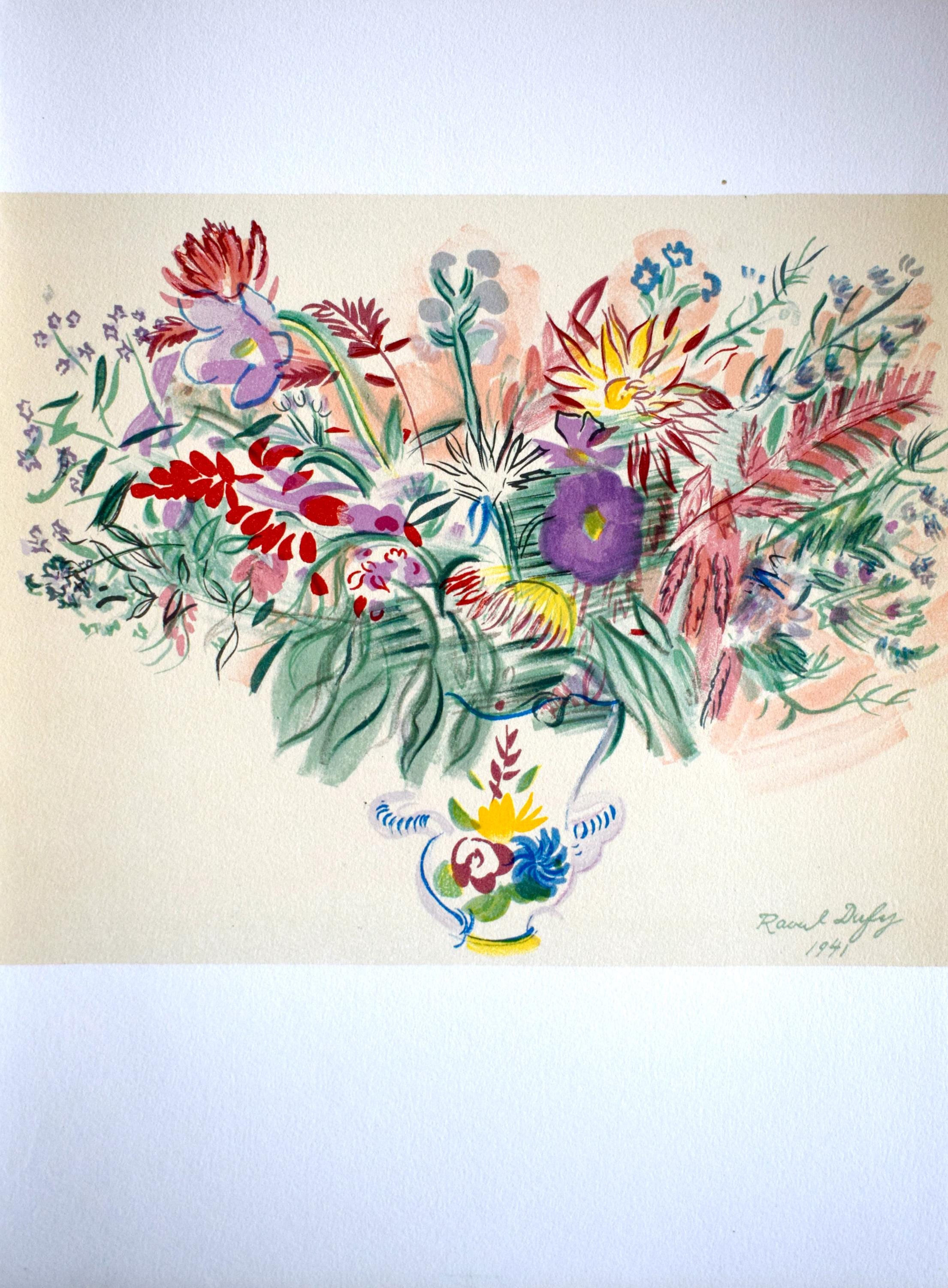 Raoul Dufy, Composition, Les Peintres mes amis, Limited Edition Lithograph