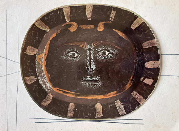 Pablo Picasso, étude pour la céramique, Céramiques de Picasso (Orozco 105), Limited Edition Lithograph and Collotype