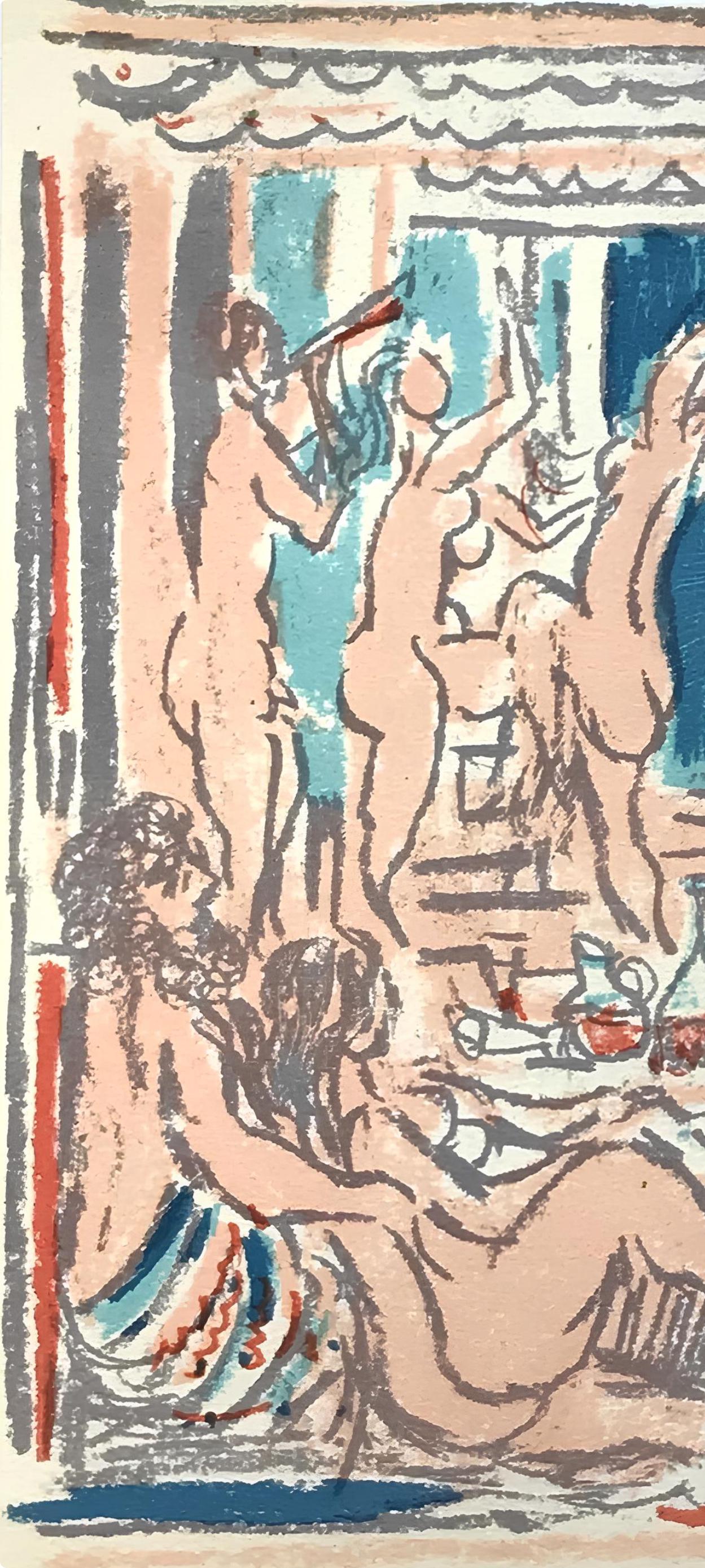 André Cottavoz, Composition, L'Odyssée, Limited Edition Lithograph
