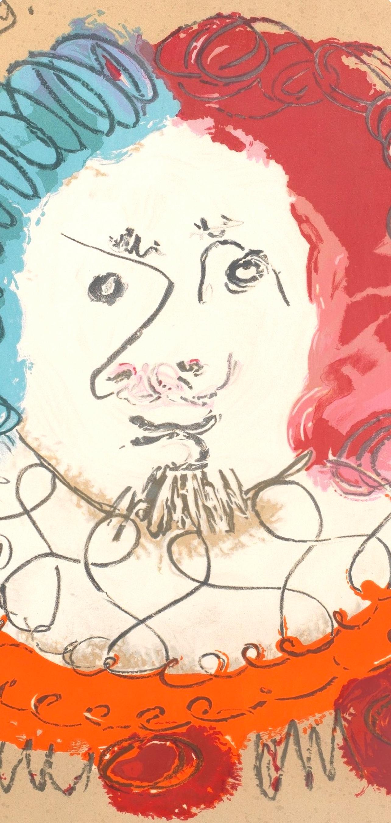 Pablo Picasso, Composition (Orozco 207-261), Vingt-Neuf Portraits Imaginaires, Limited Edition Lithograph