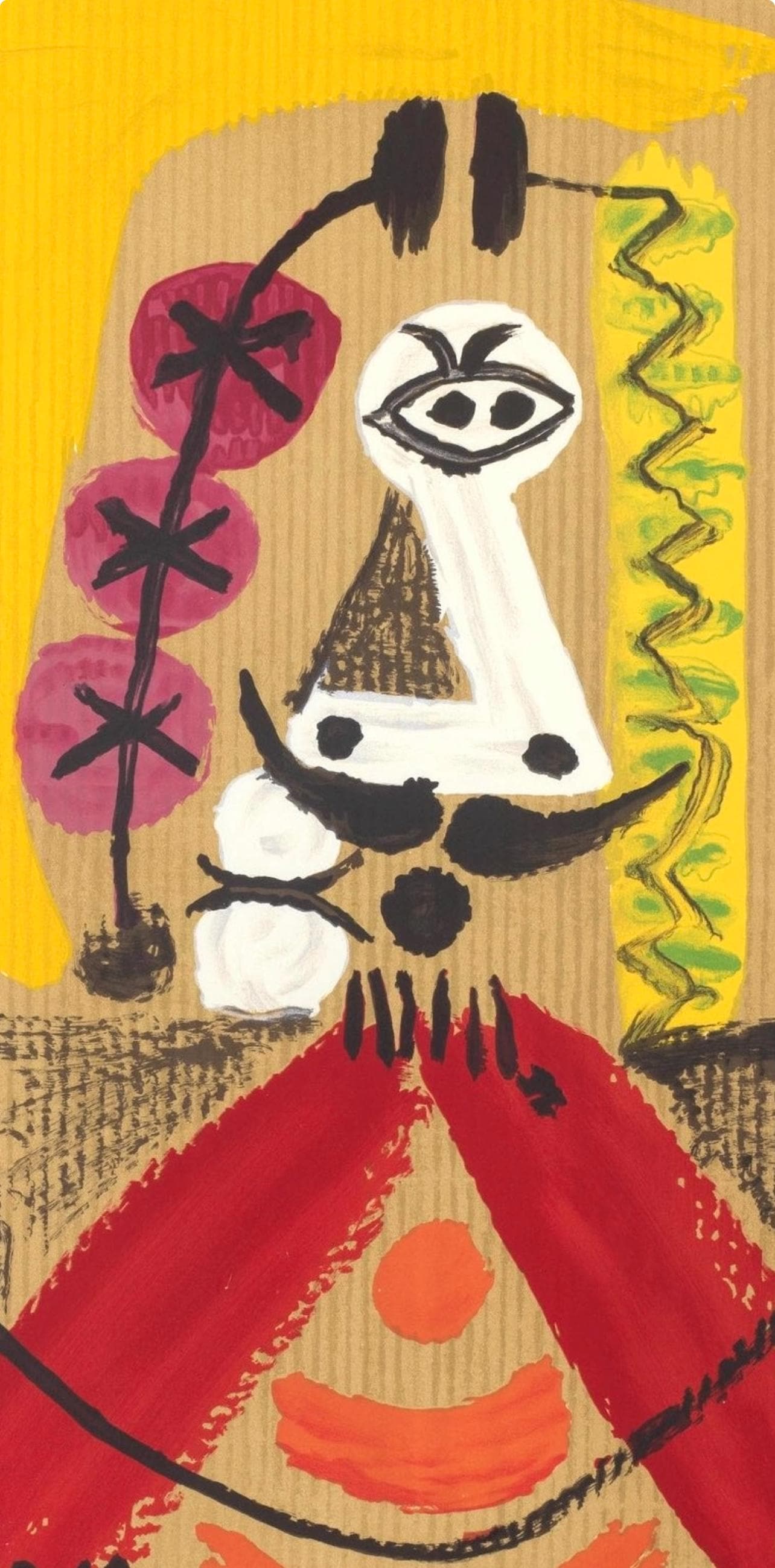 Pablo Picasso, Composition (Orozco 207-261), Vingt-Neuf Portraits Imaginaires, Limited Edition Lithograph
