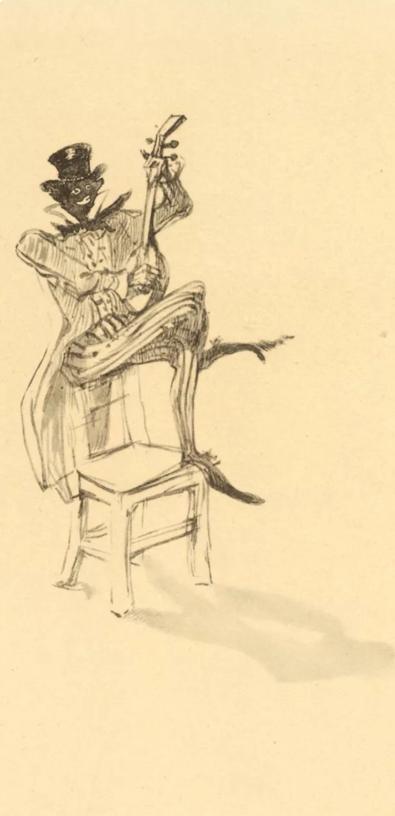 Henri de Toulouse-Lautrec, Nègre jouant du banjo, The Circus by Toulouse-Lautrec, Limited Edition Lithograph
