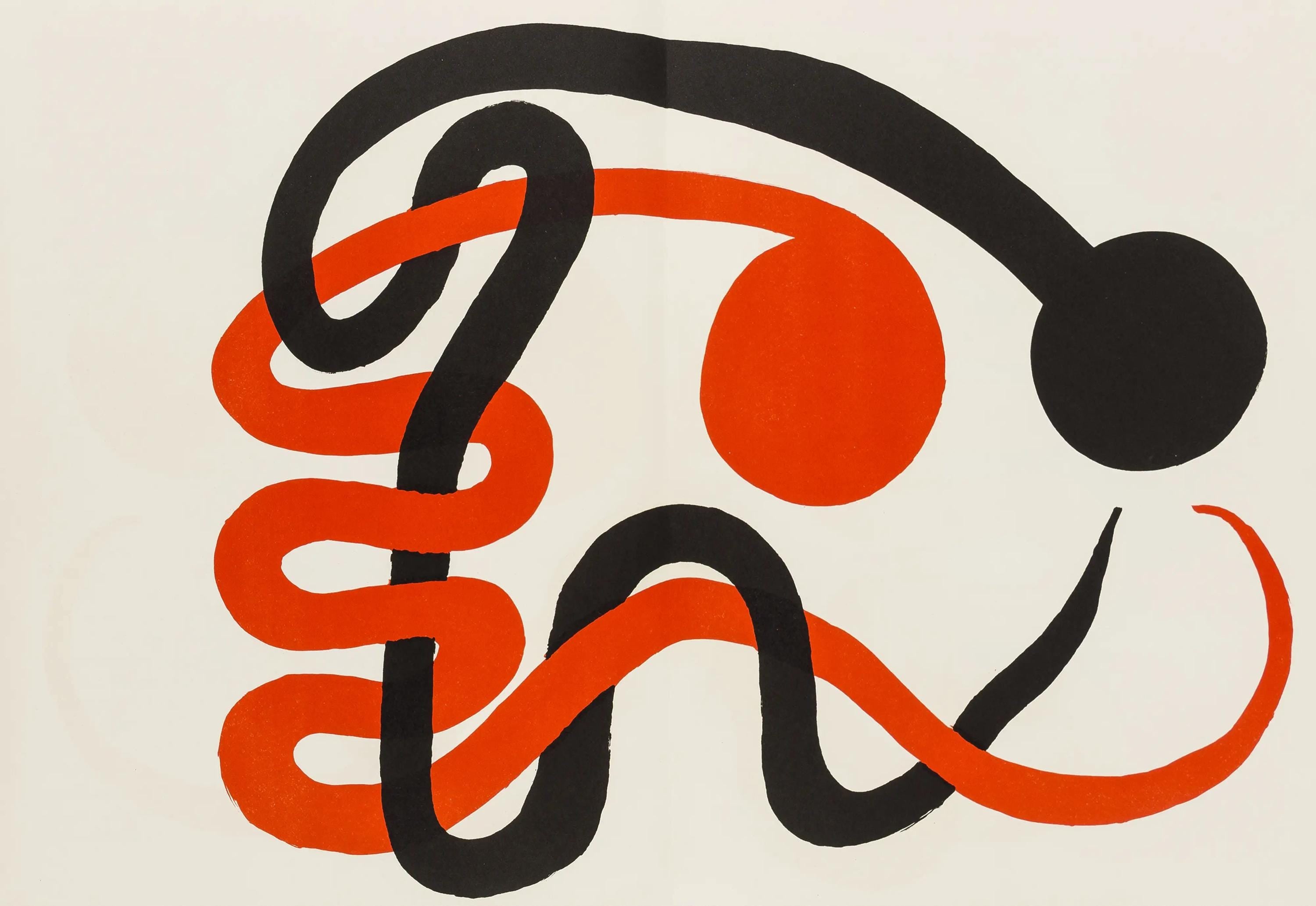 Alexander Calder, Composition, Derrière le miroir, Limited Edition Lithograph