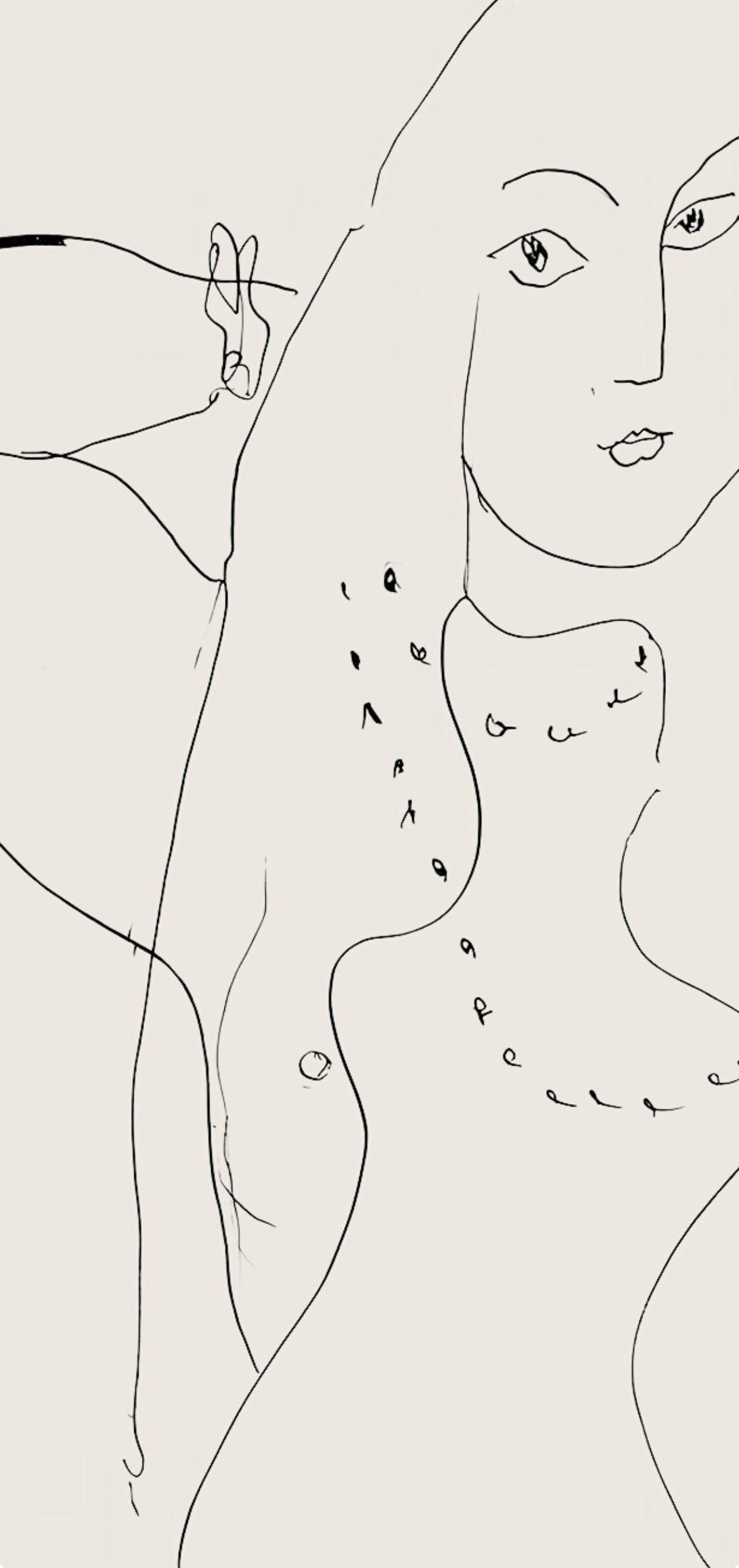 Henri Matisse, Série N, var. 4 (Duthuit 9), Henri Matisse, Dessins, Thèmes et variations, Limited Edition Lithograph
