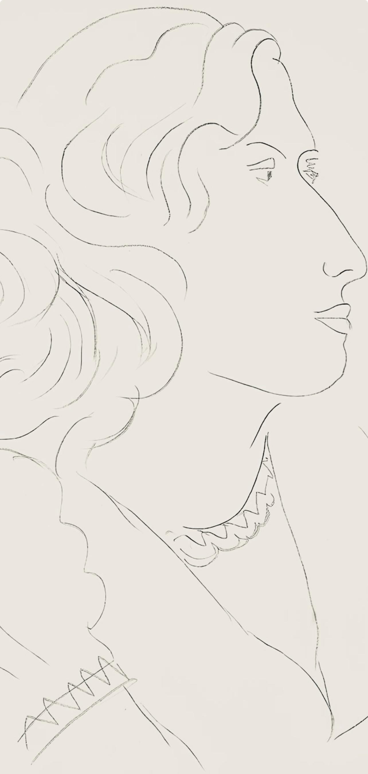 Henri Matisse, Série O, var. 4 (Duthuit 9), Henri Matisse, Dessins, Thèmes et variations, Limited Edition Lithograph