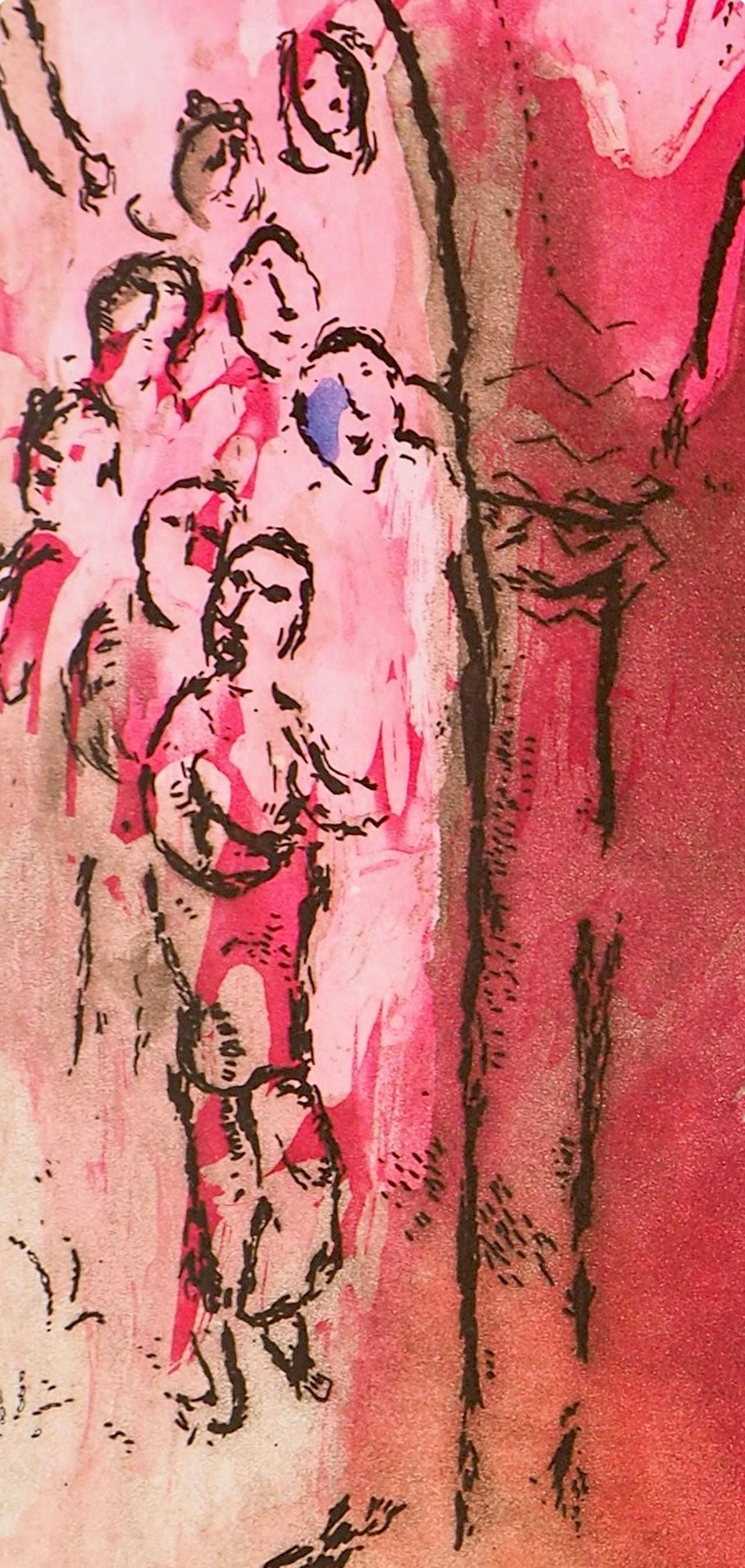 Marc Chagall, Grenade (Cramer 51; Kornfeld 121), Paroles peintes I, Limited Edition Etching