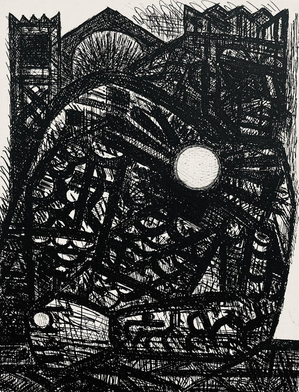 Marcel Gromaire, Macbeth, Frontispice, Shakespeare, Macbeth, Eaux-fortes de Gromaire, Limited Edition Etching