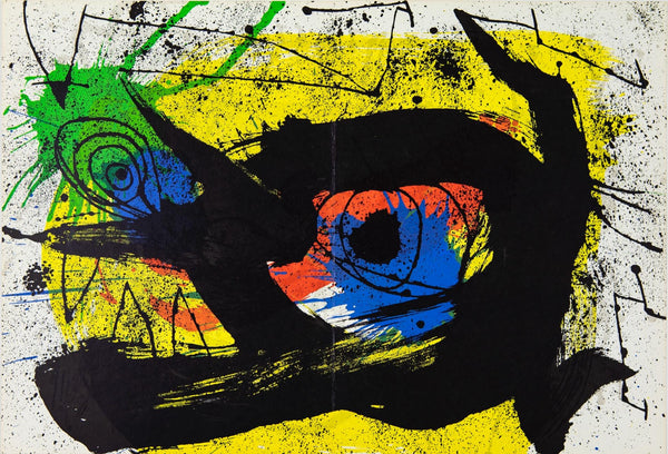 Joan Miró, Composition (Cramer 239; Mourlot 890), Derrière le miroir, Limited Edition Lithograph