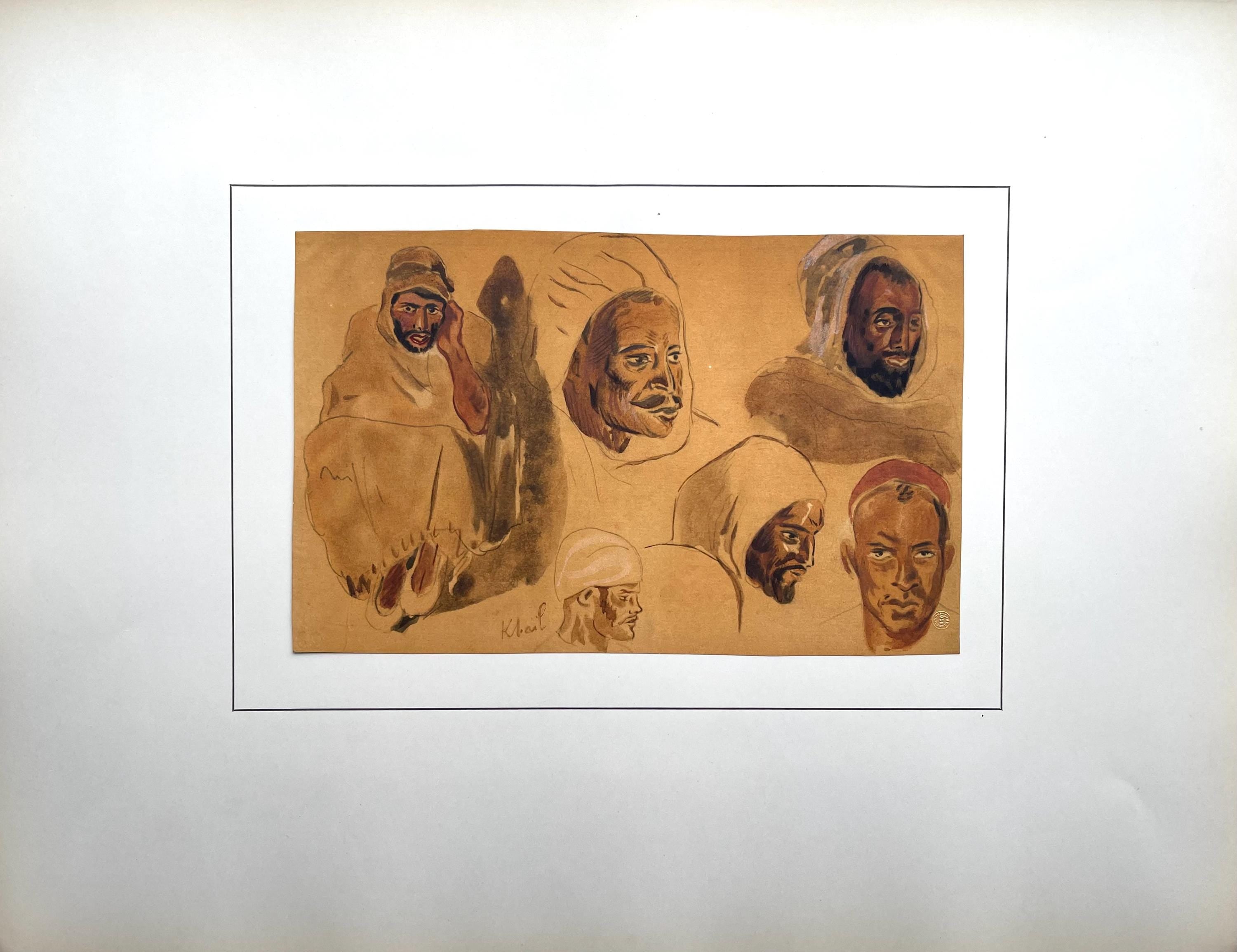 Eugène Delacroix, Composition, Trente et un Dessins et Aquarelles du Maroc, Limited Edition Lithograph