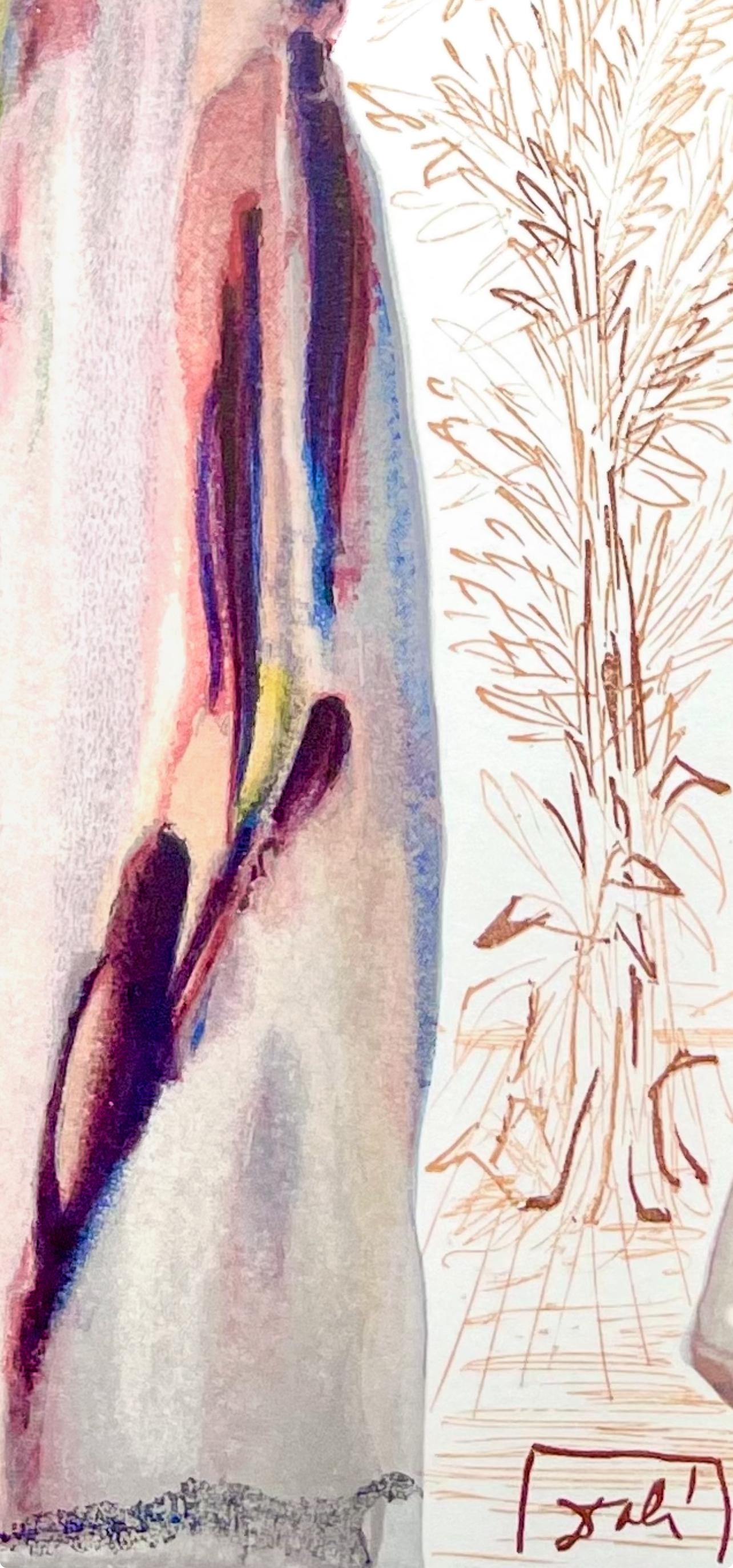 Salvador Dali, Fegefeuer XXVII (Field 189-200; Michler/Löpsinger 1039-1138), Die Göttliche Komödie, Signed, Limited Edition Woodcut