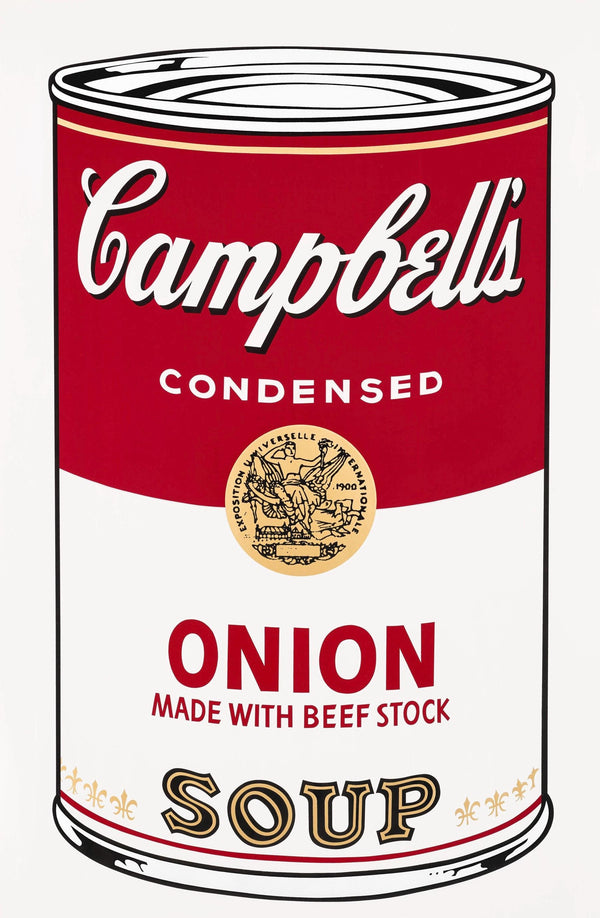 Andy Warhol, Campbell’s Soup, Onion, Official Edition, Sunday B. Morning, Silkscreen