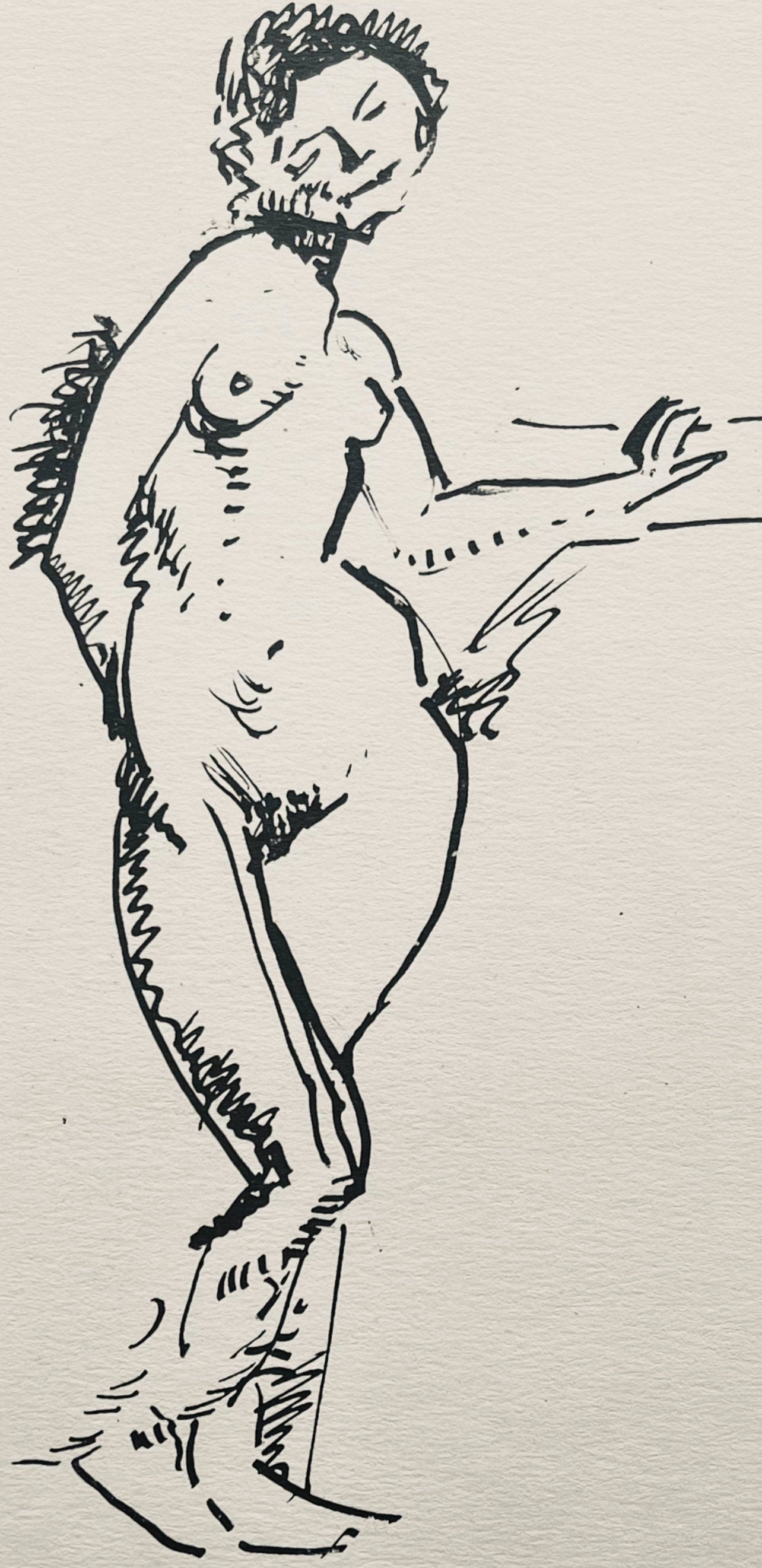 Henri Matisse, Composition (Dutel 3), Dessins de Henri-Matisse, Limited Edition Lithograph