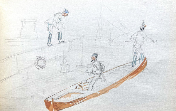 Henri de Toulouse-Lautrec, Composition, Toulouse-Lautrec, Album De Marine, Limited Edition Lithograph