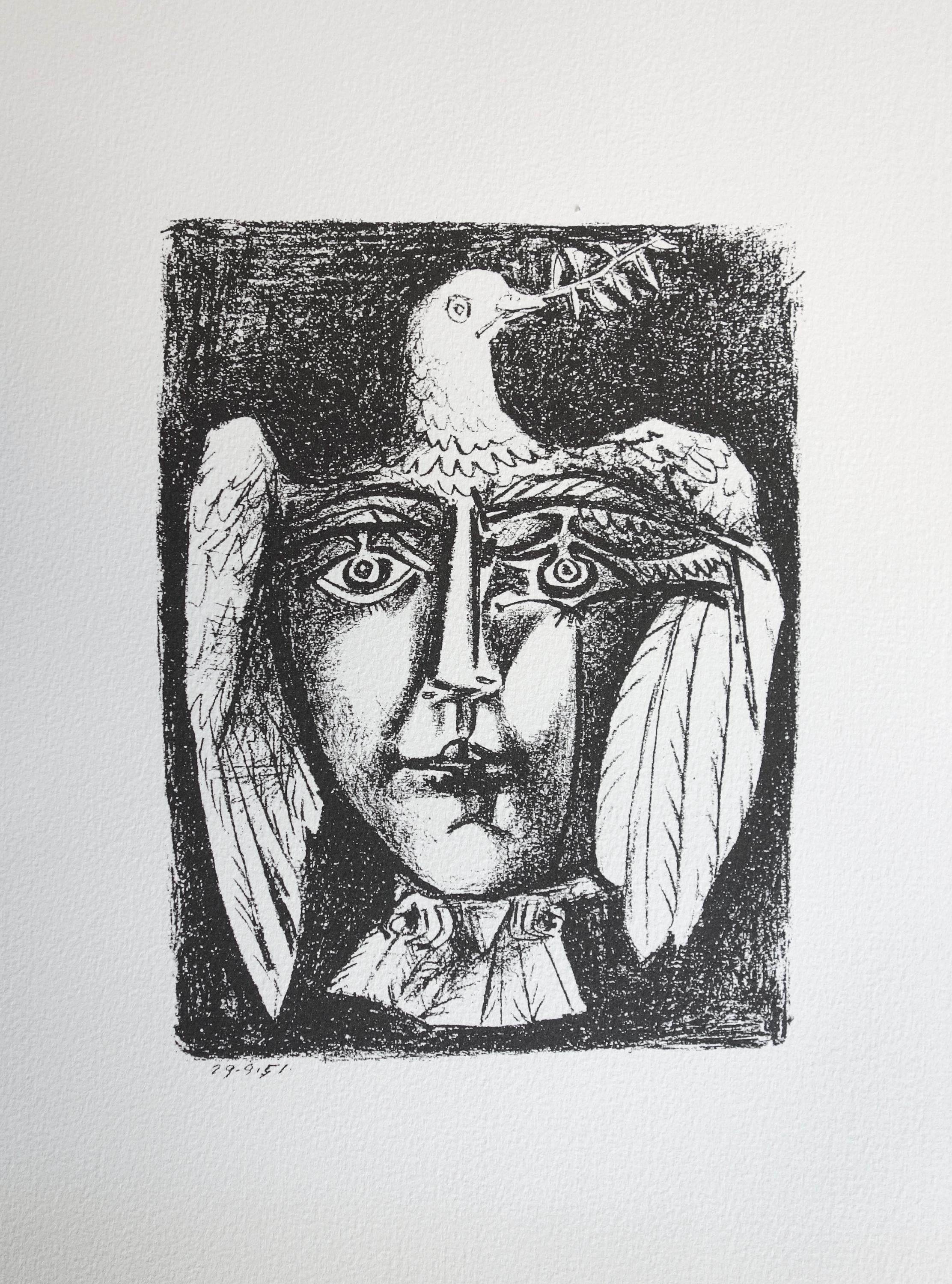 Pablo Picasso, Composition (Cramer 62; Reuße 587; Mourlot 203; Bloch 687; Horodisch B16), Limited Edition Lithograph