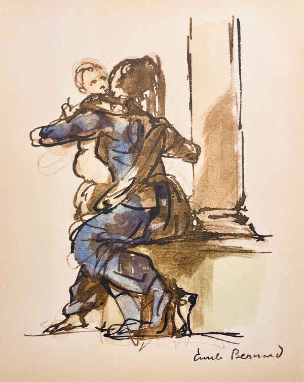 Émile Bernard, Composition, Éloge de Émile Bernard, Limited Edition Woodcut