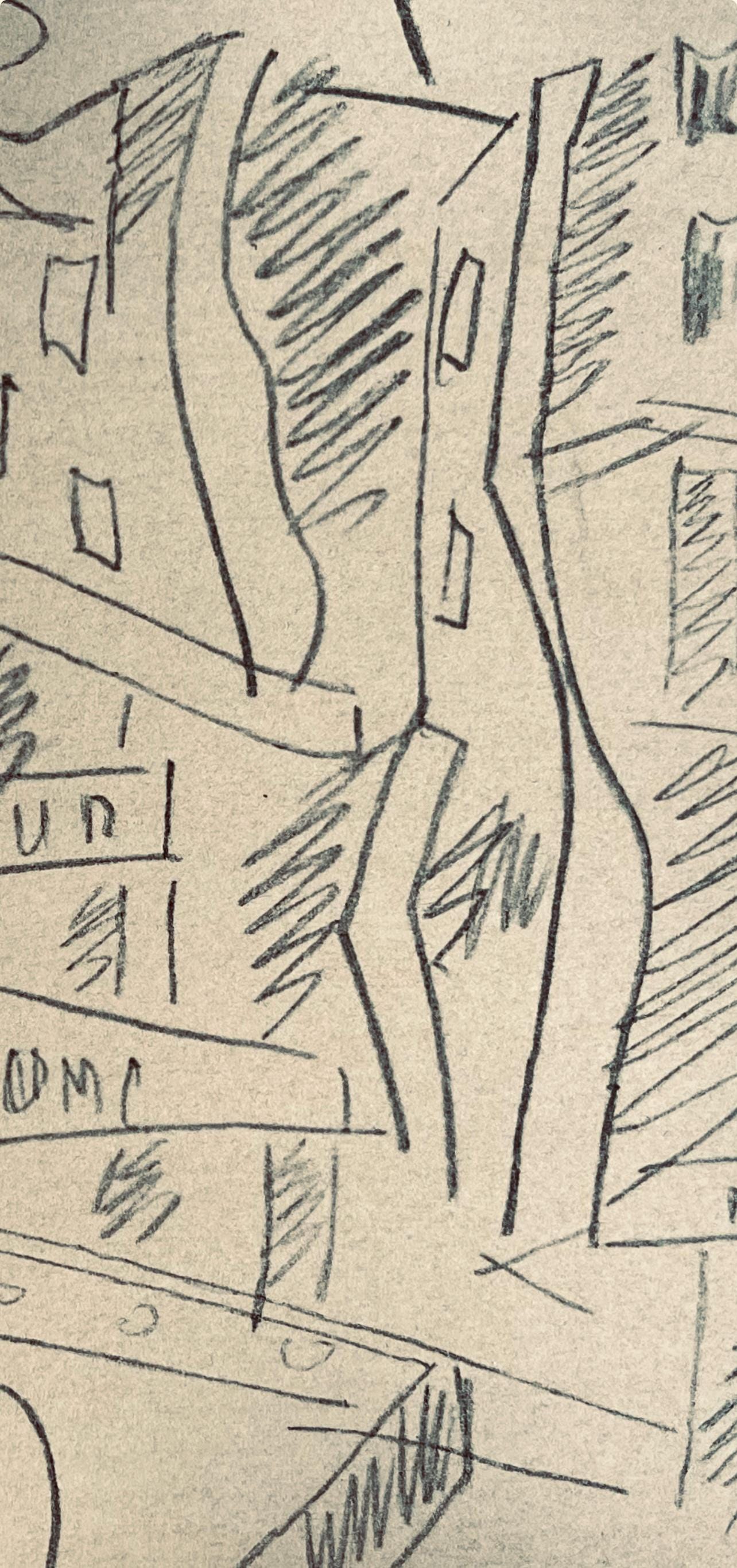 Fernand Léger, Verdun: La Place d'Armes, Fernand Léger, Dessins de Guerre, Limited Edition Lithograph