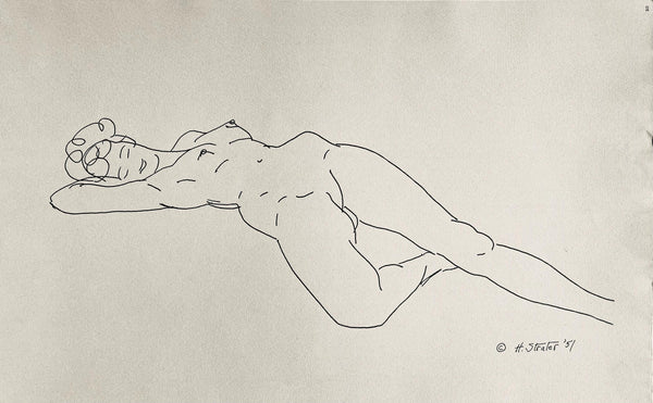 Henry Strater, Composition, 24 Drawings by Henry Strater, Limited Edition Lithograph