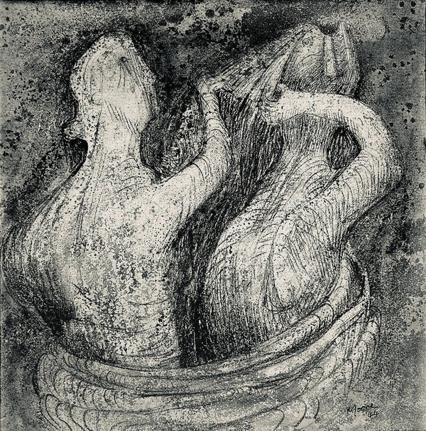 Henry Moore, Hair Combing, The Drawings of Henry Moore, Limited Edition Lithograph
