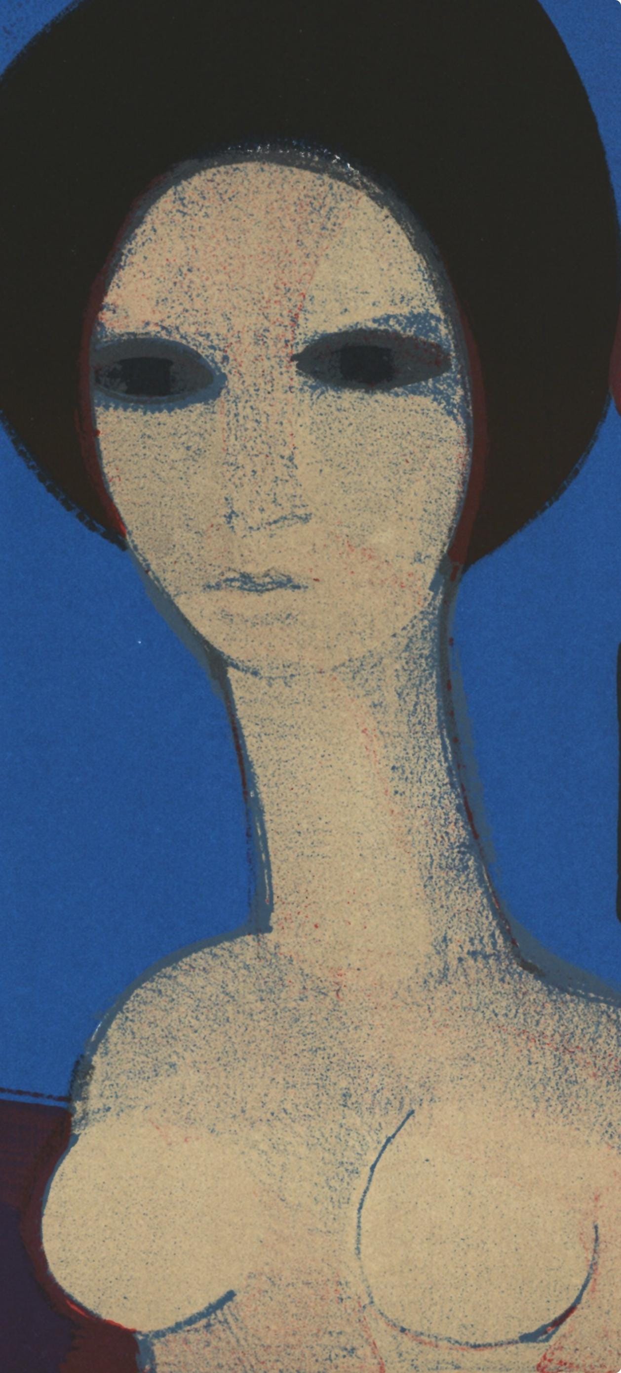 André Minaux, Composition, L'Odyssée, Limited Edition Lithograph