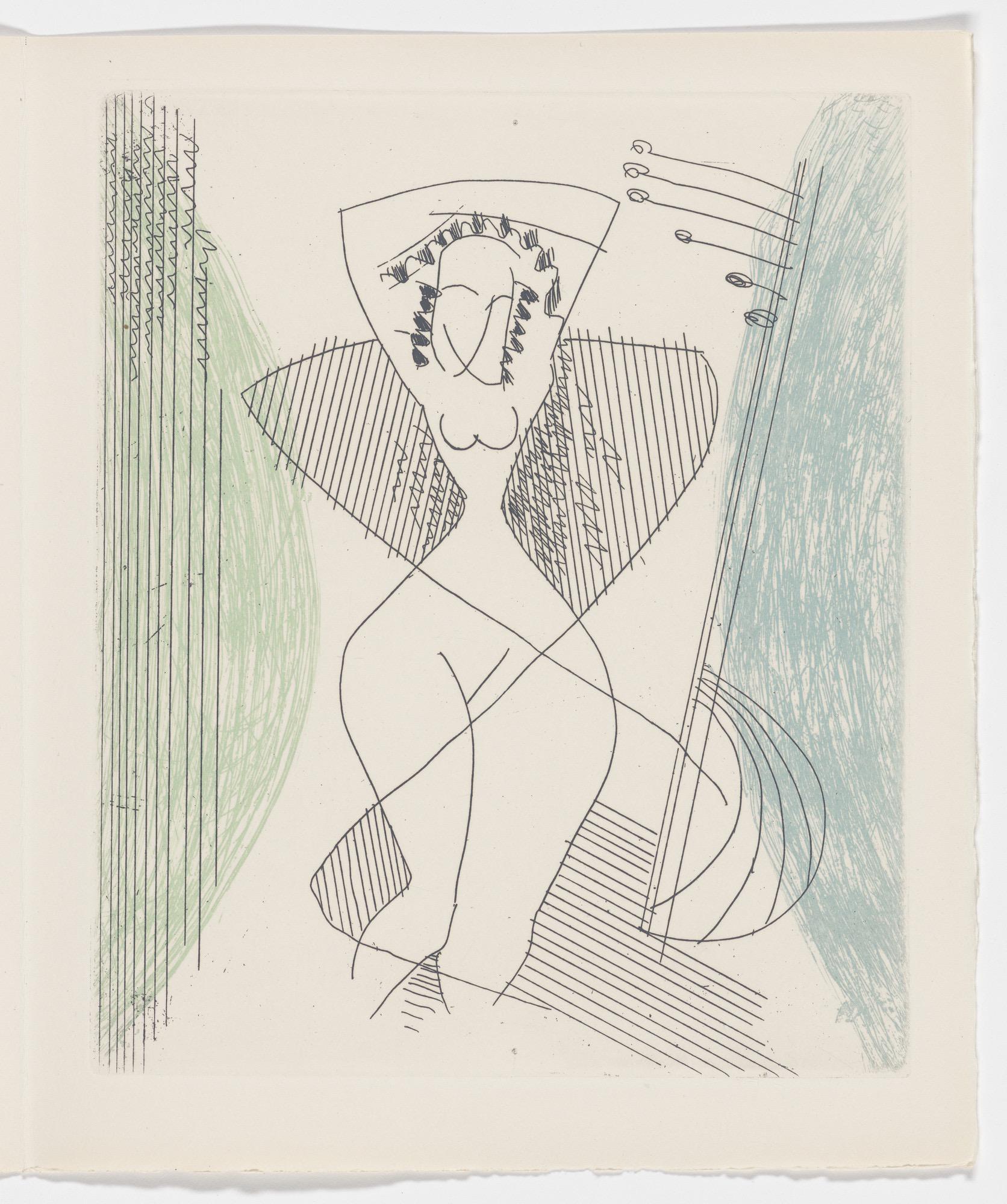 Man Ray, Composition, Feuilles éparses, Limited Edition Etching