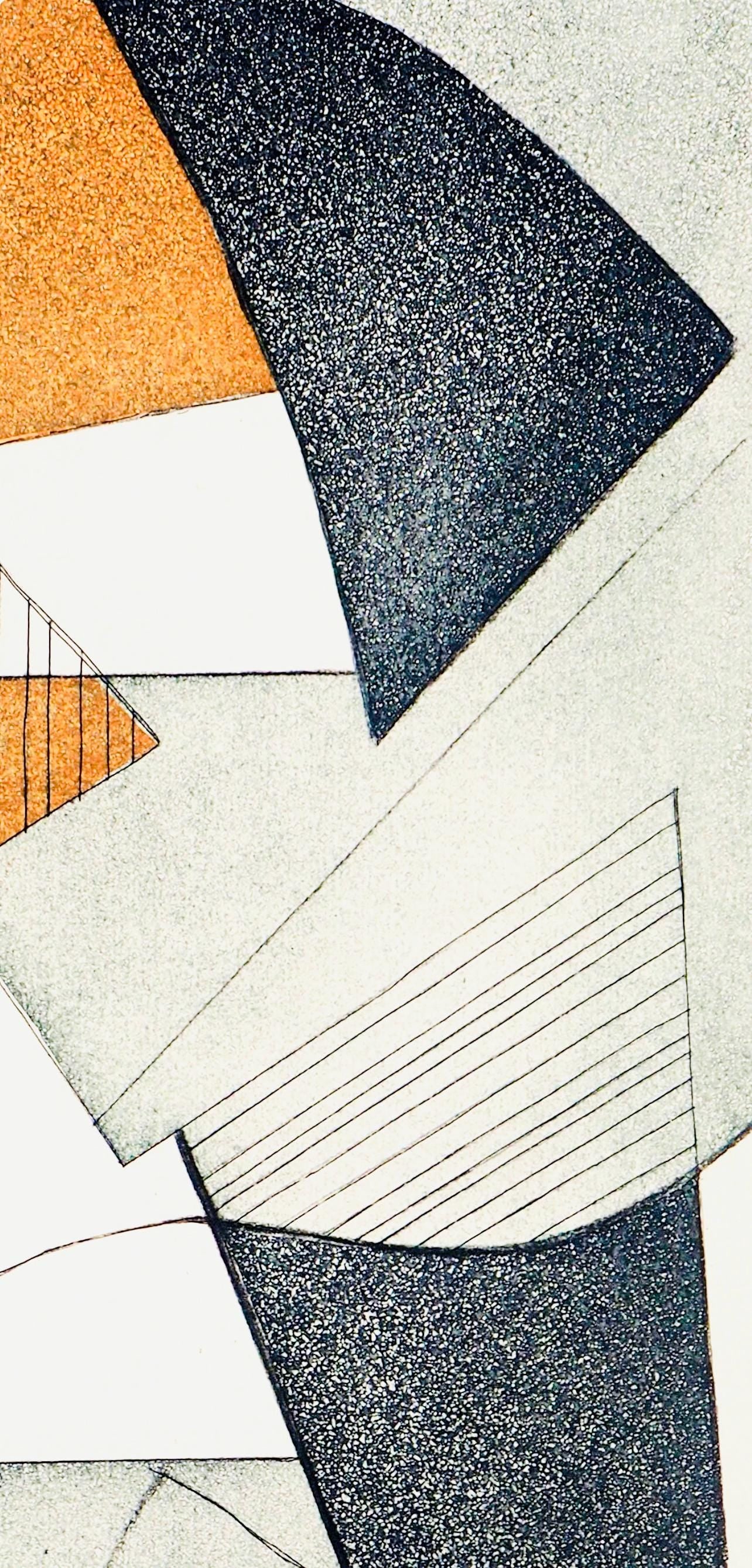 Alberto Magnelli, Projets de Pégase, Paroles peintes I, Limited Edition Etching