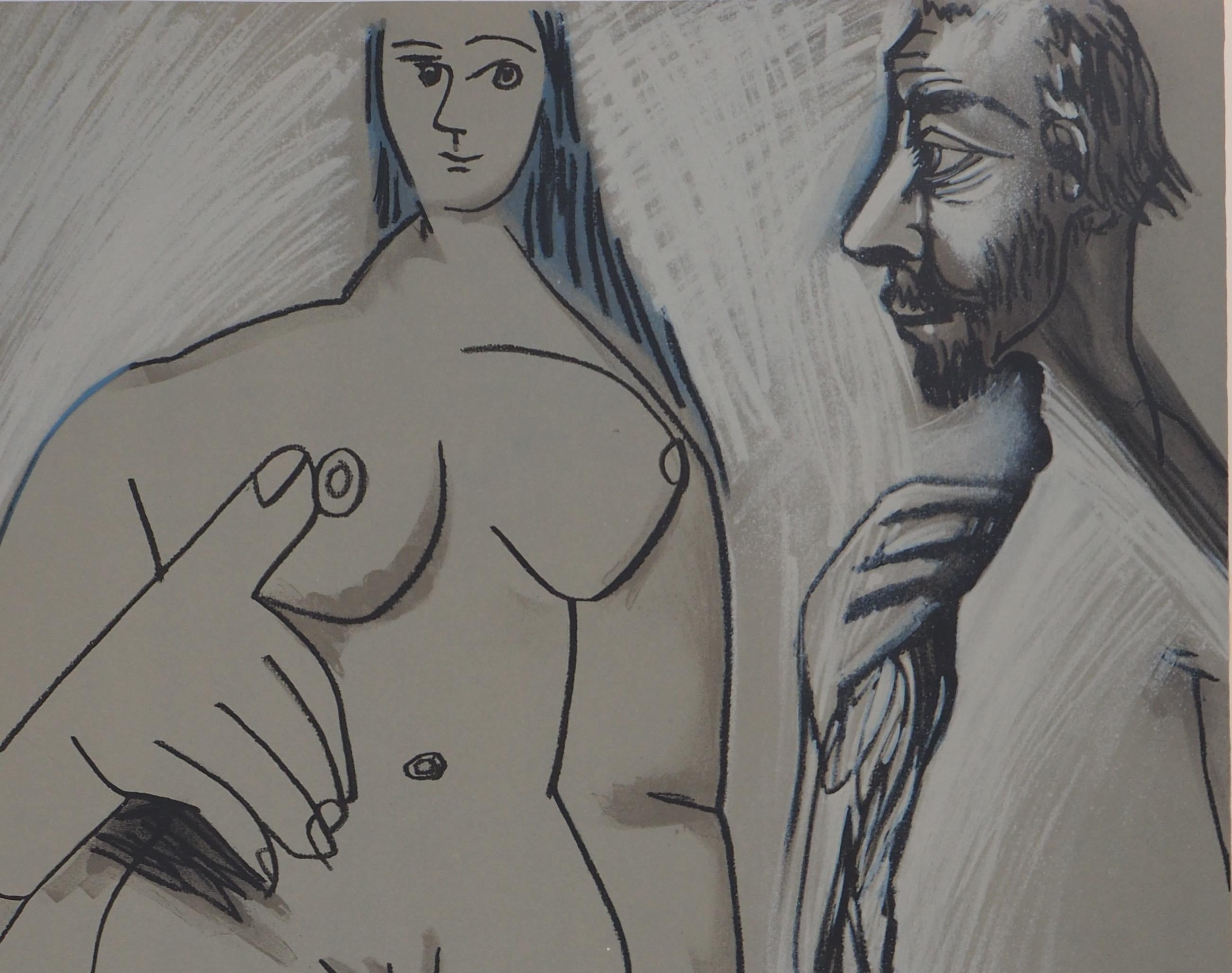 Pablo Picasso, Composition (Orozco 193-204), Au Baiser D'Avignon, Limited Edition Lithograph