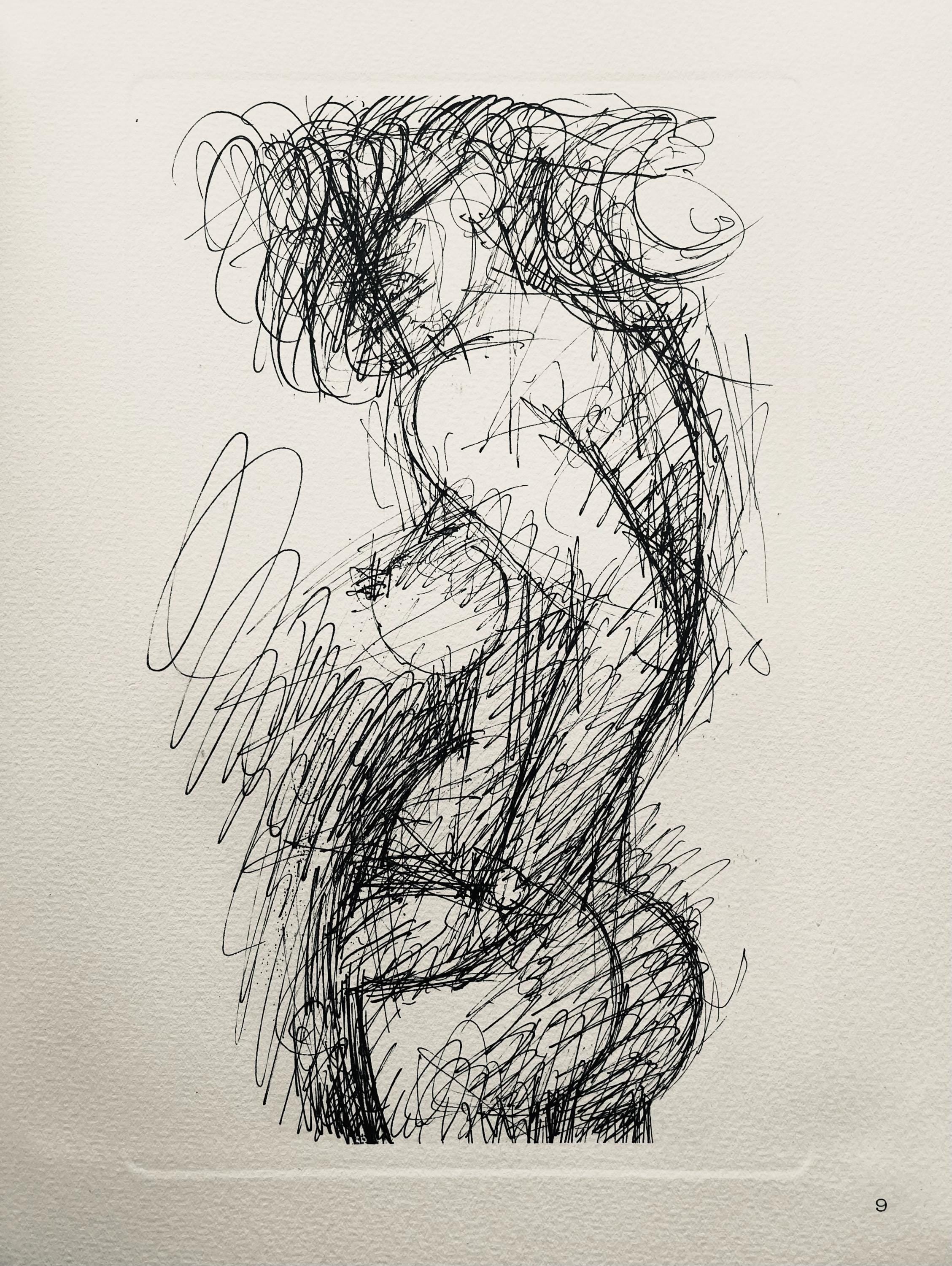 Marcel Gromaire, Composition, Gromaire, Limited Edition Lithograph