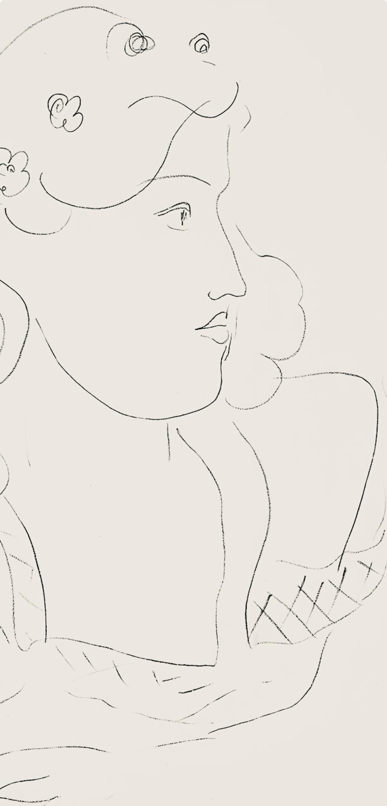 Henri Matisse, Série O, var. 9 (Duthuit 9), Henri Matisse, Dessins, Thèmes et variations, Limited Edition Lithograph