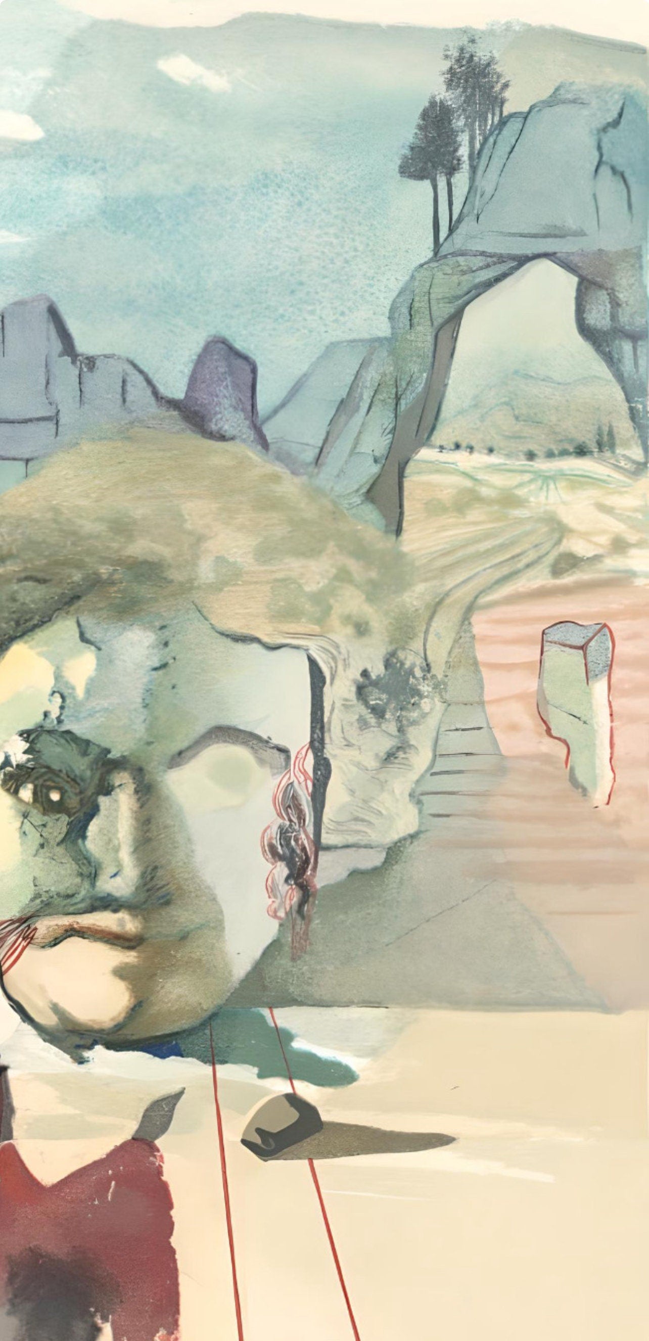 Salvador Dali, The Avaricious (Michler/Löpsinger 1039-1138; Field 189-200), La Divine Comédie, Limited Edition Woodcut