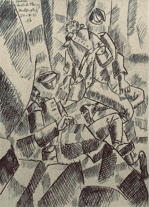 Fernand Léger, Sur La Route De Fleury: Les Deux Tués, Fernand Léger, Dessins de Guerre, Limited Edition Lithograph