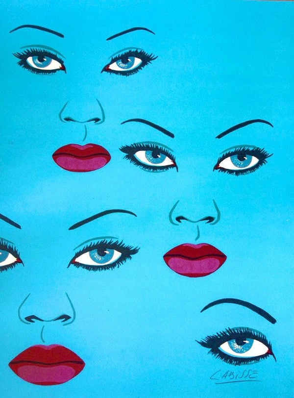 Félix Labisse, Composition, Variations sur l'imaginaire, Limited Edition Lithograph