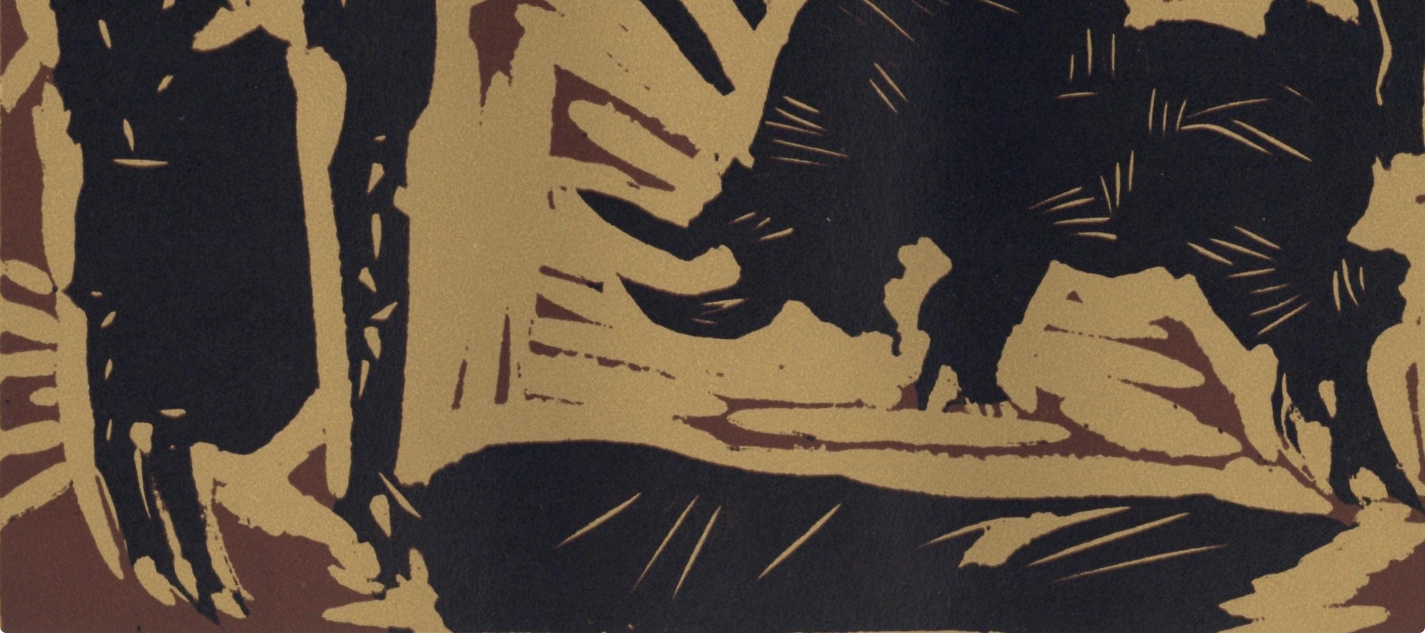 Pablo Picasso, The Banderillas (Orozco 214), Grabados al linóleo, Limited Edition Linocut