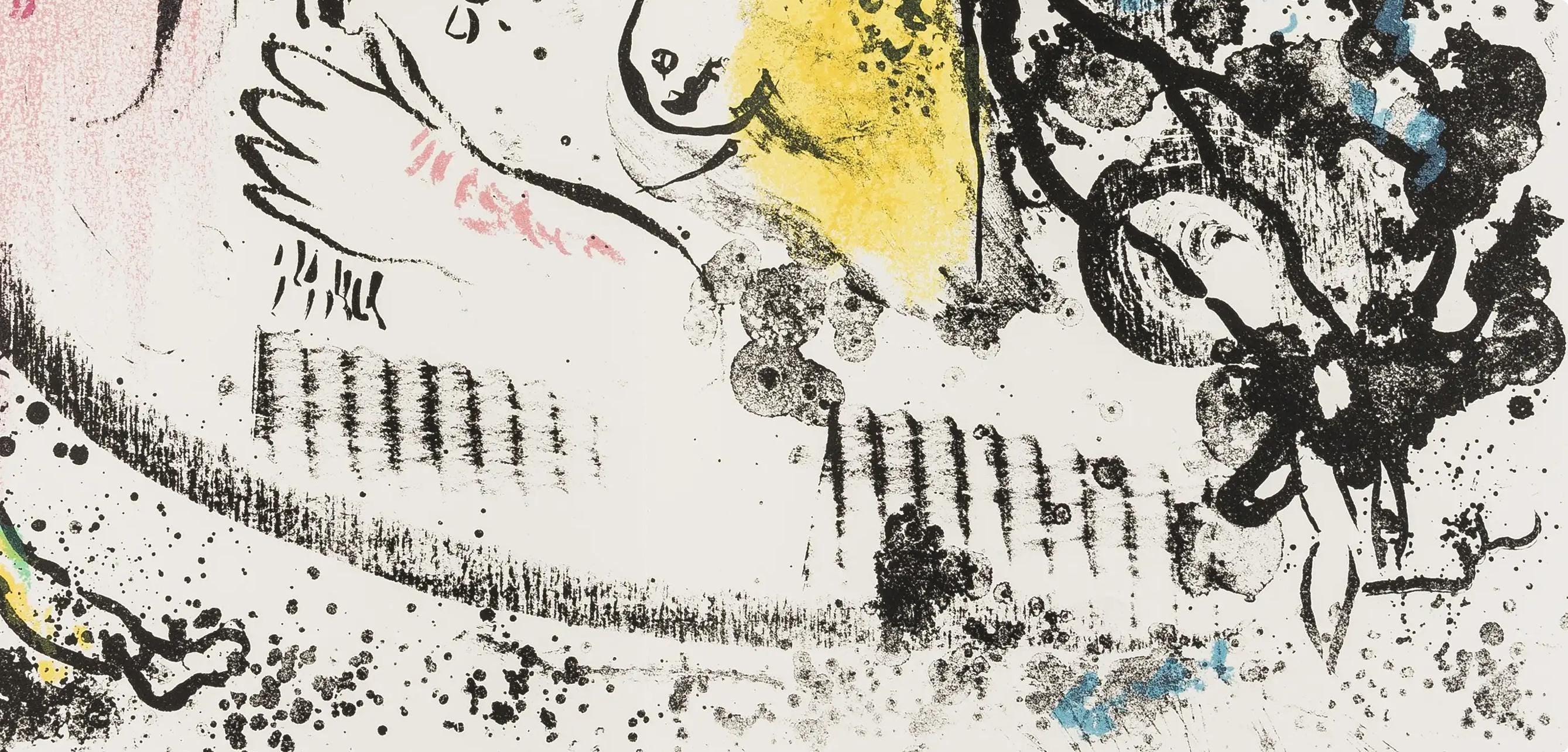 Marc Chagall, Composition (Mourlot 605), Derrière le miroir, Limited Edition Lithograph