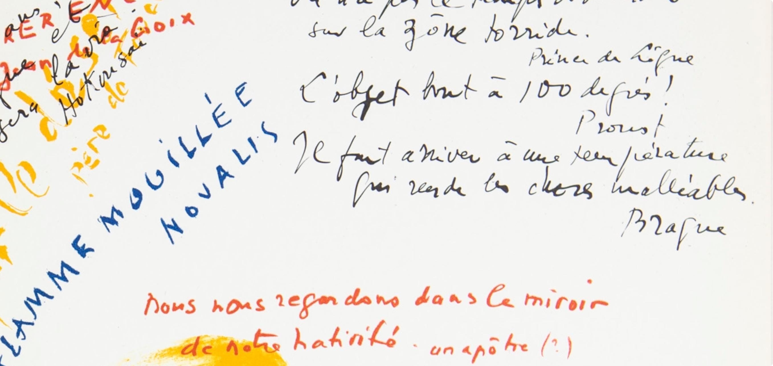 Jean Bazaine, Composition, Derrière le miroir, Limited Edition Lithograph