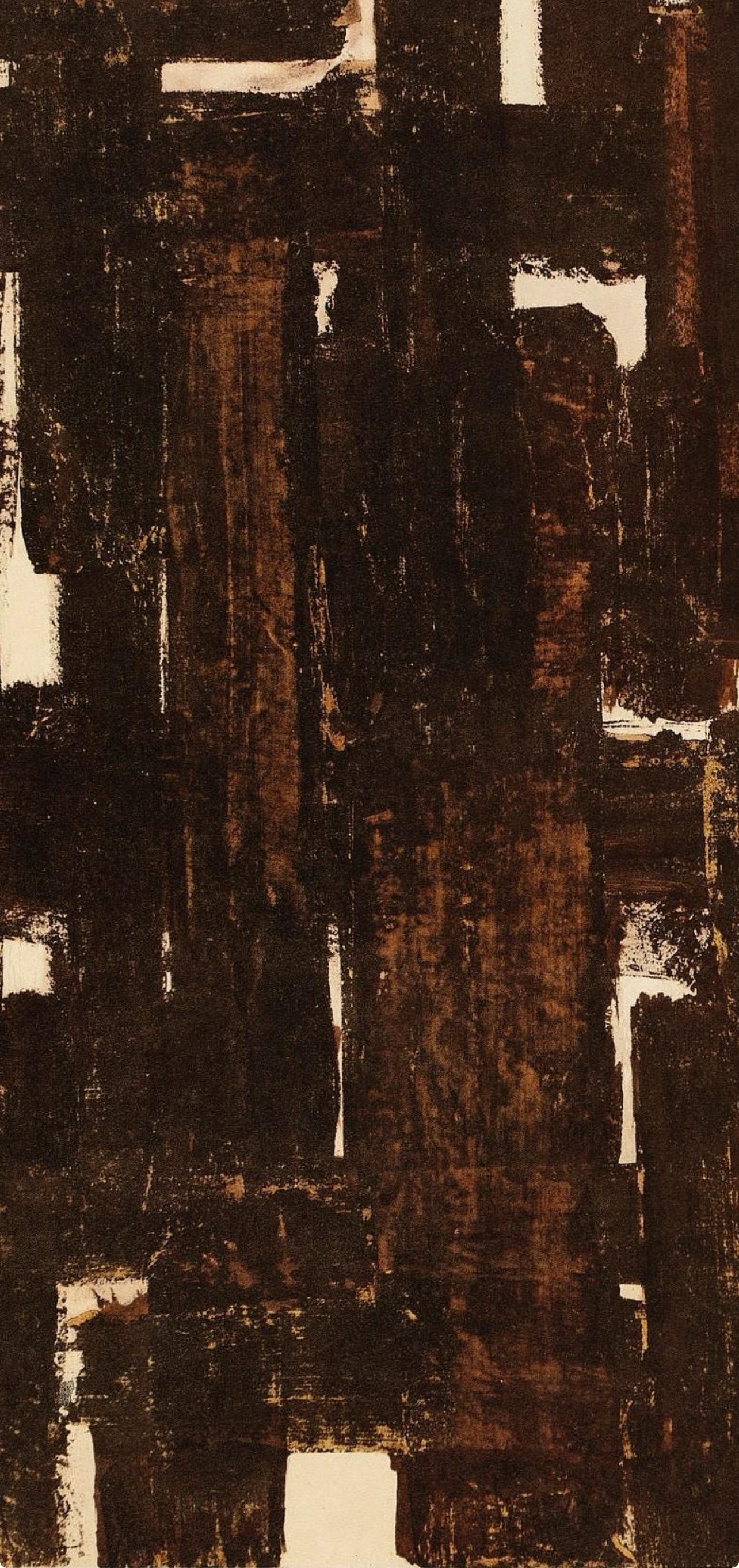 Pierre Soulages, Composition, Pierre Soulages, Peintres d'aujourd'hui, Limited Edition Lithograph