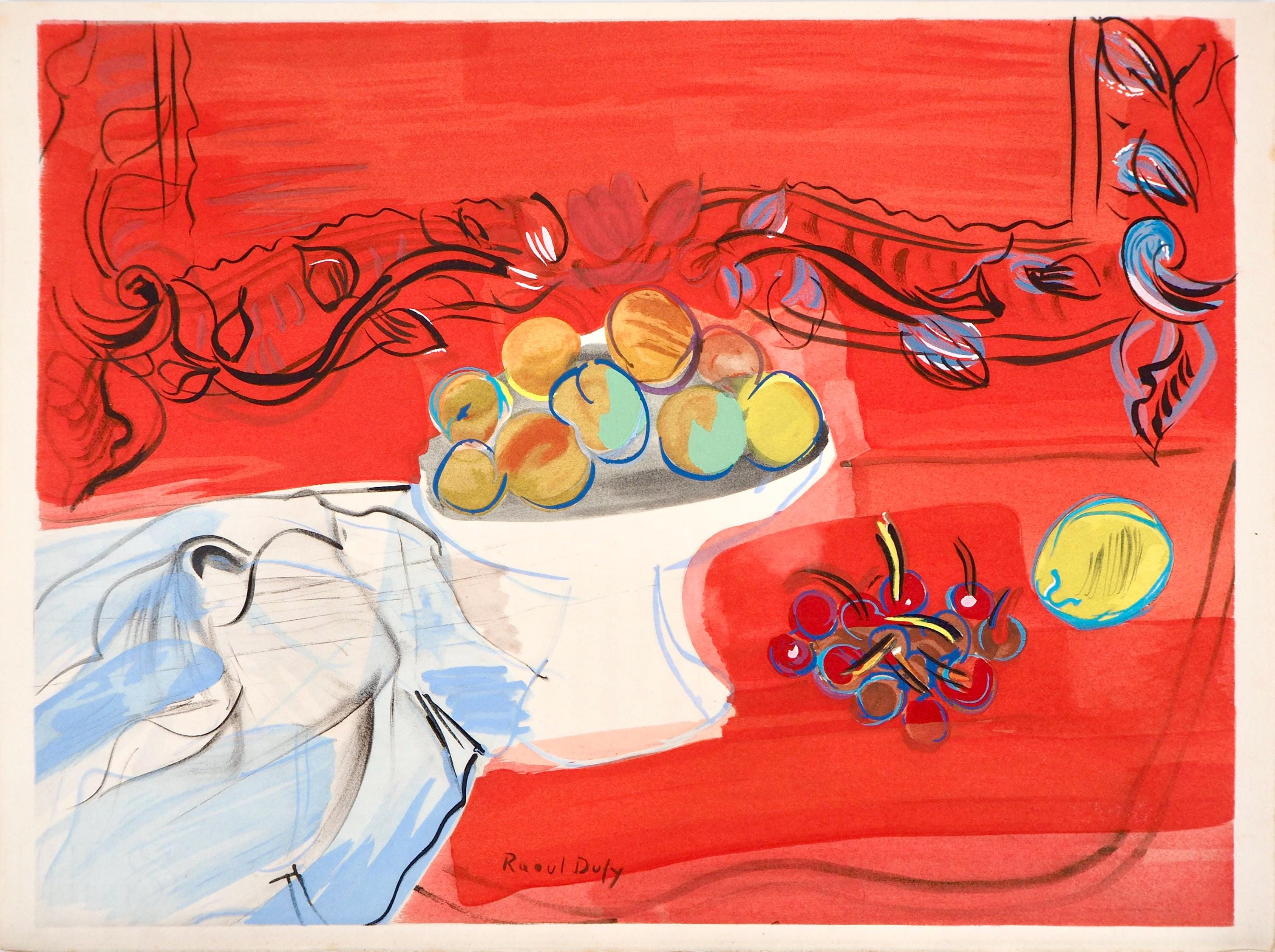 Raoul Dufy, Composition, Eaux-de-vie, Esprit de la fleur et du fruit, Limited Edition Lithograph