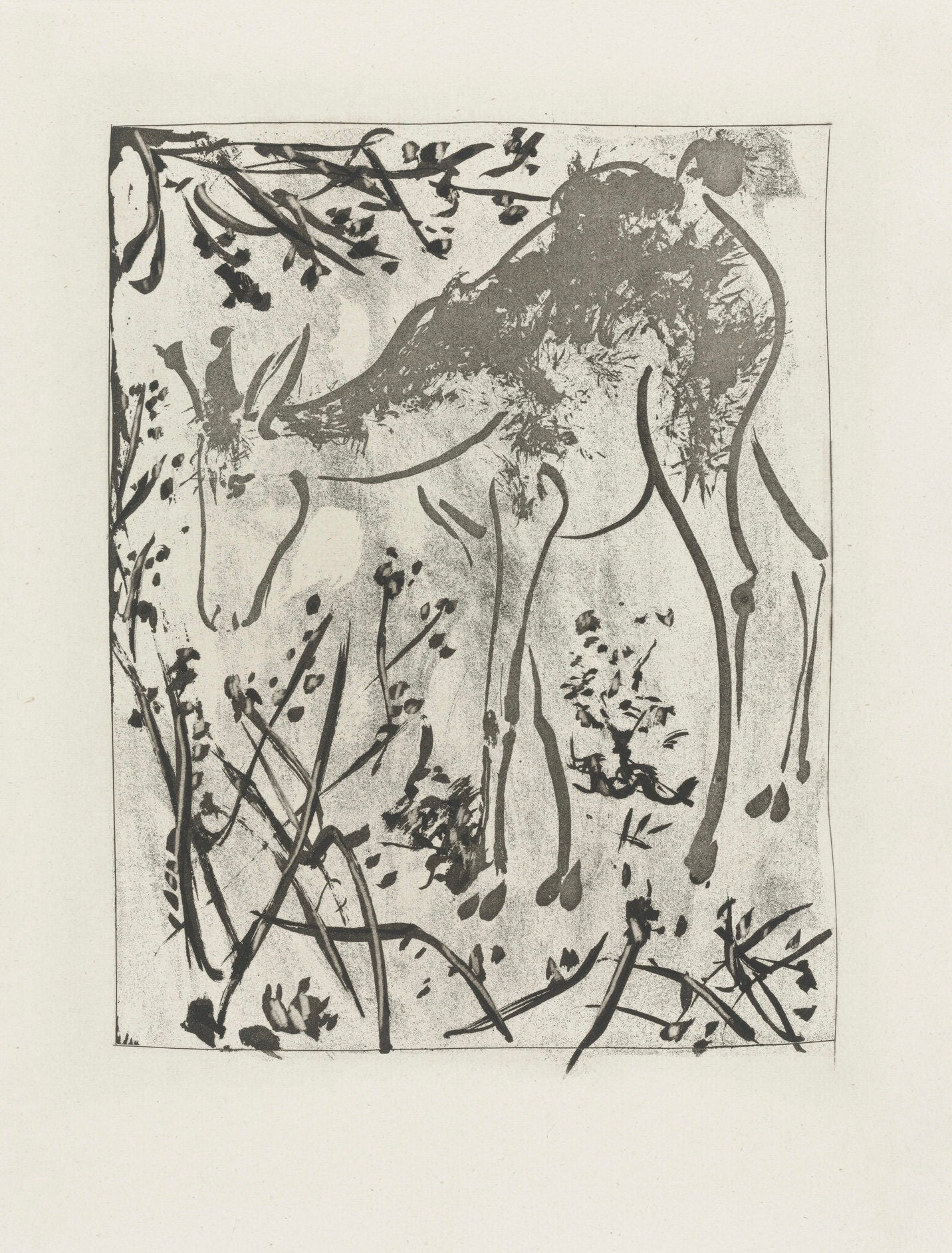 Pablo Picasso, Le Cerf, Histoire naturelle, Limited Edition Lithograph